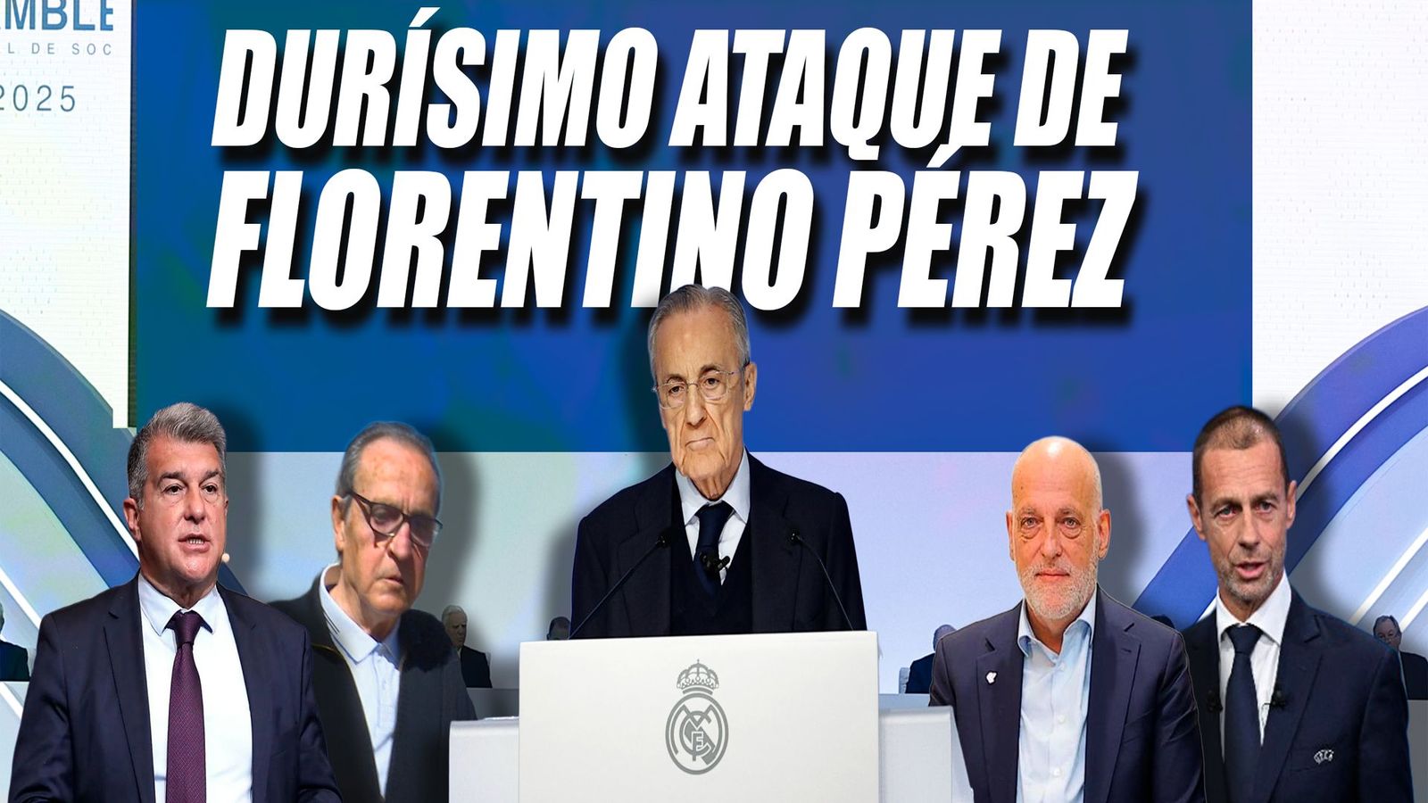 Florentino Pérez ataca a Tebas, Barça, árbitros y UEFA