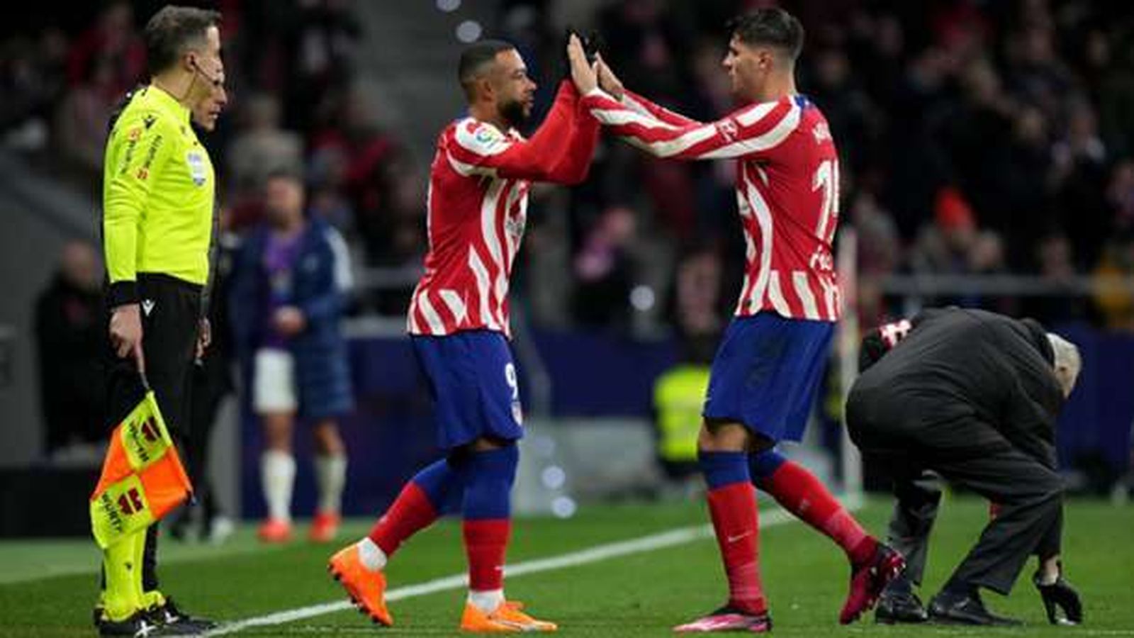 Memphis Depay y Morata