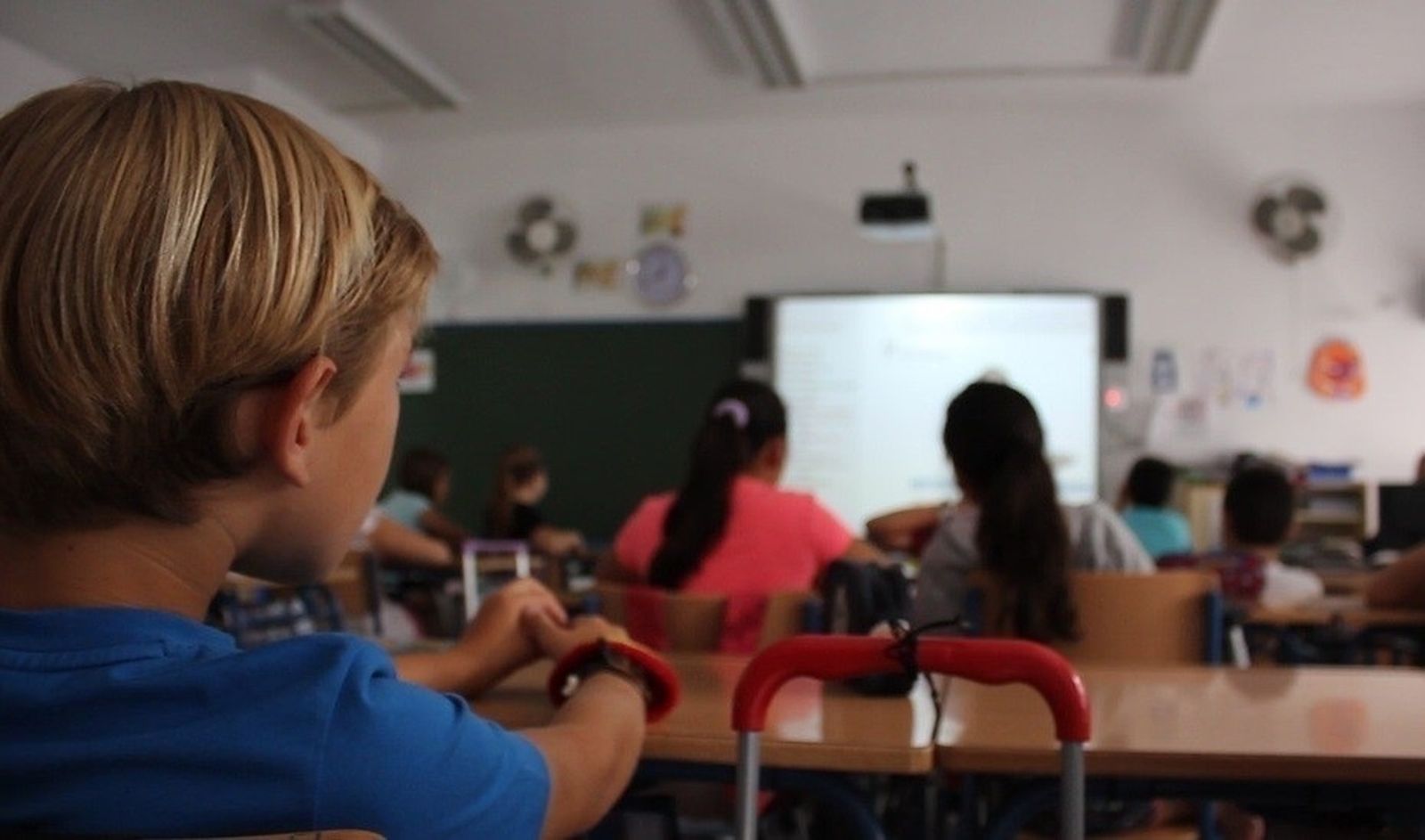 Aula de un colegio de Primaria