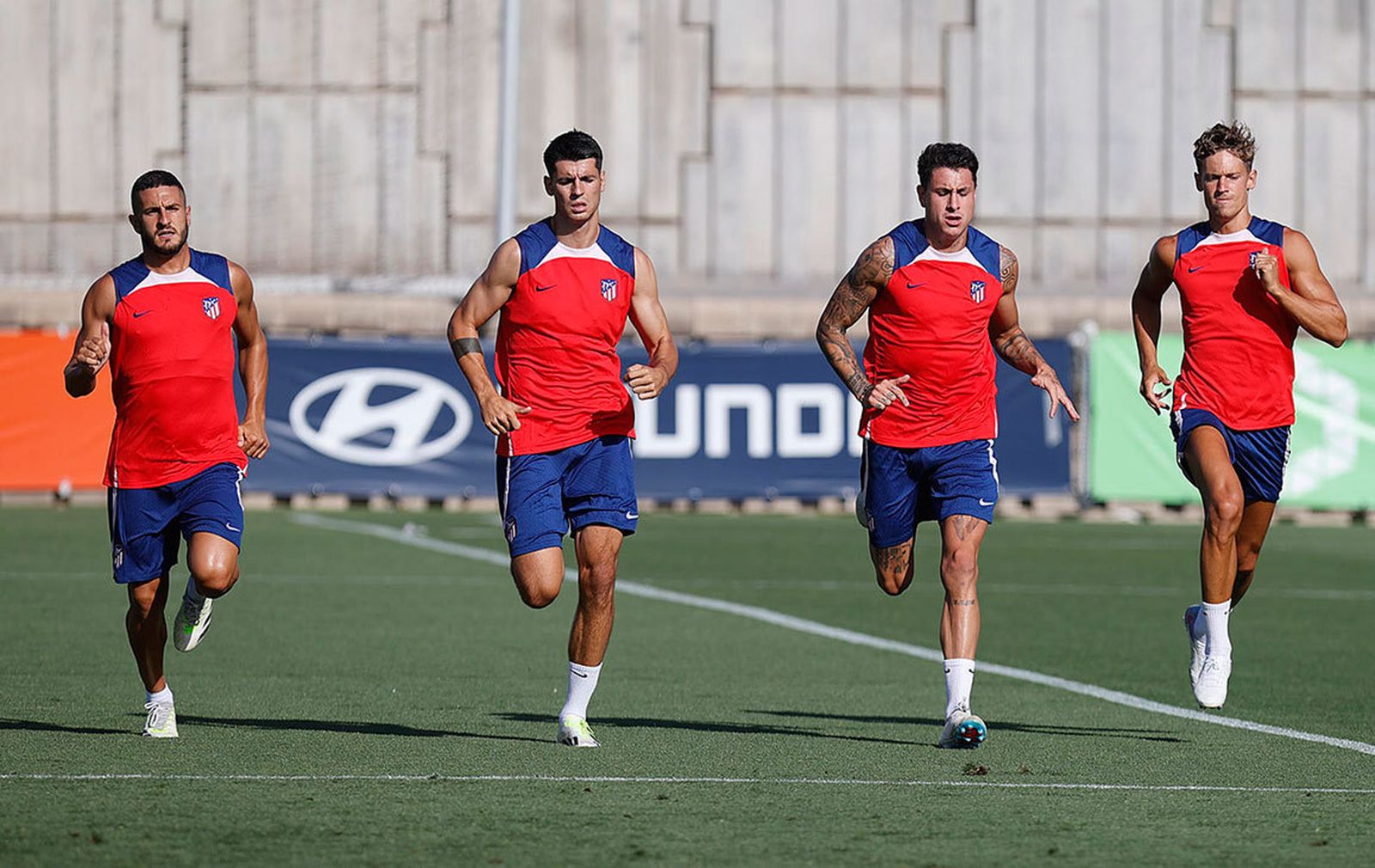 Koke, Morata, Gimenez y Marcos Llorente