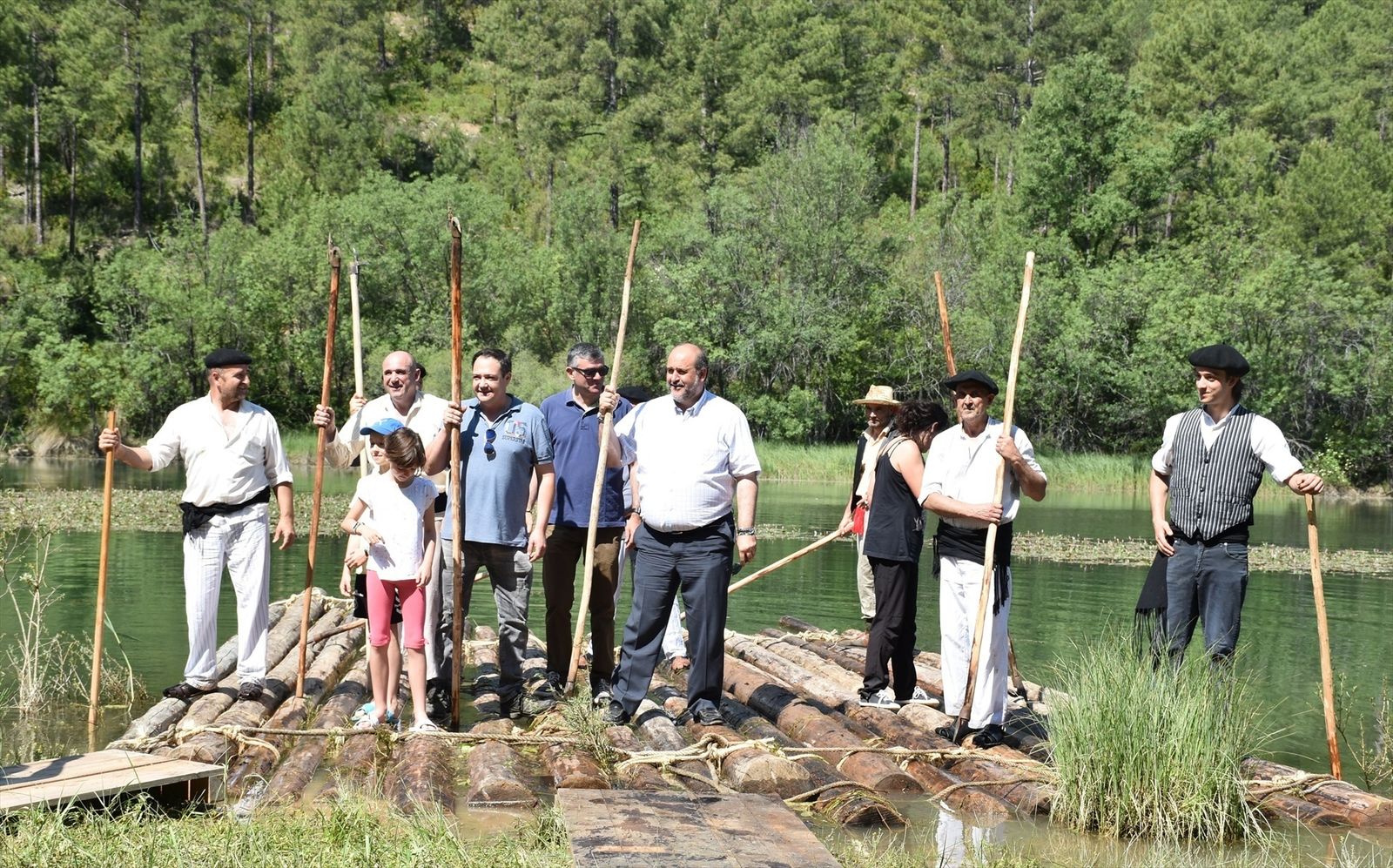 Transporte fluvial de la madera en Castilla-La Mancha
