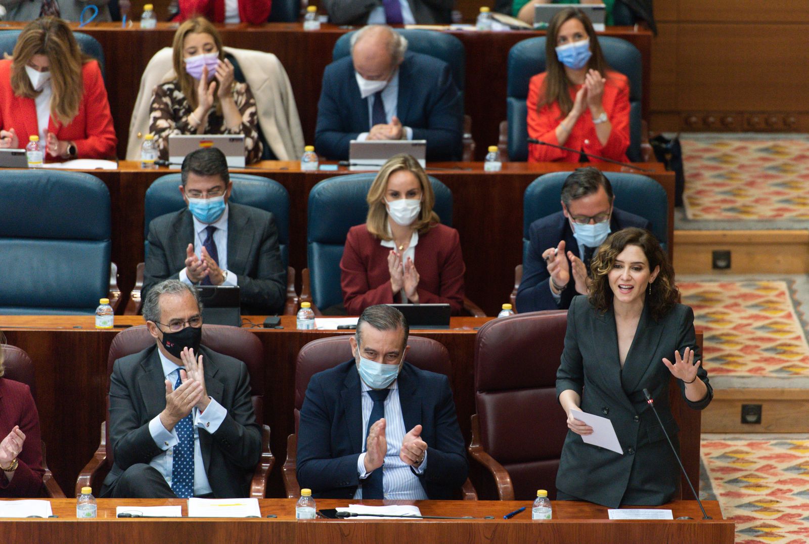La presidenta regional, Isabel Díaz Ayuso