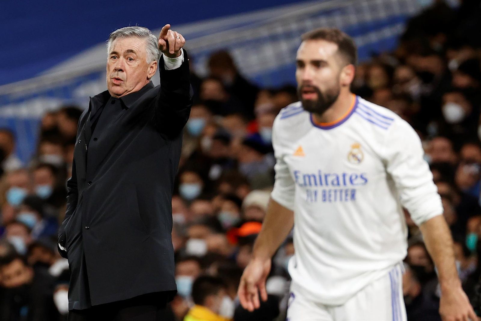 Ancelotti y Carvajal