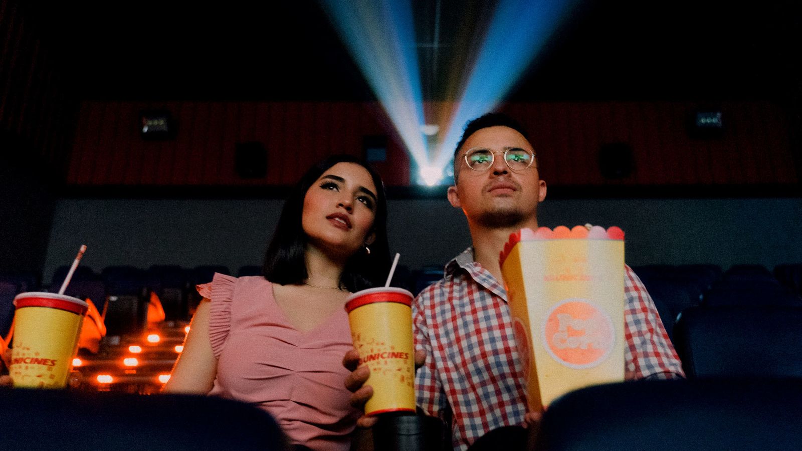 Proyección en un cine