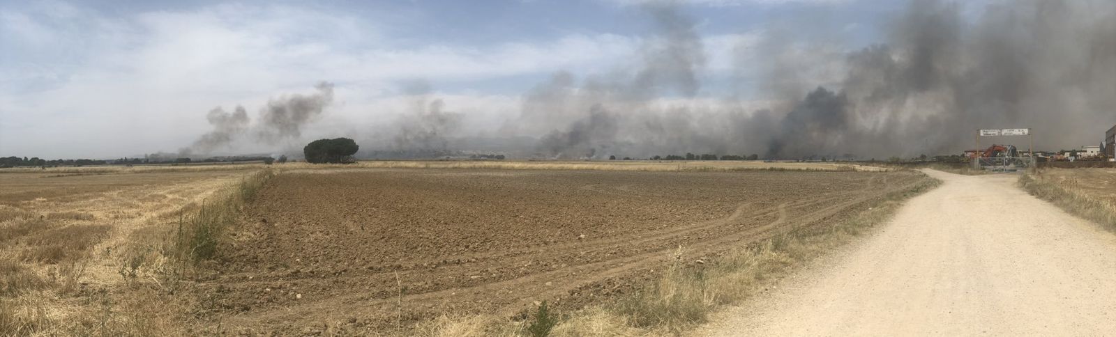 Incendio en Fuente el Saz