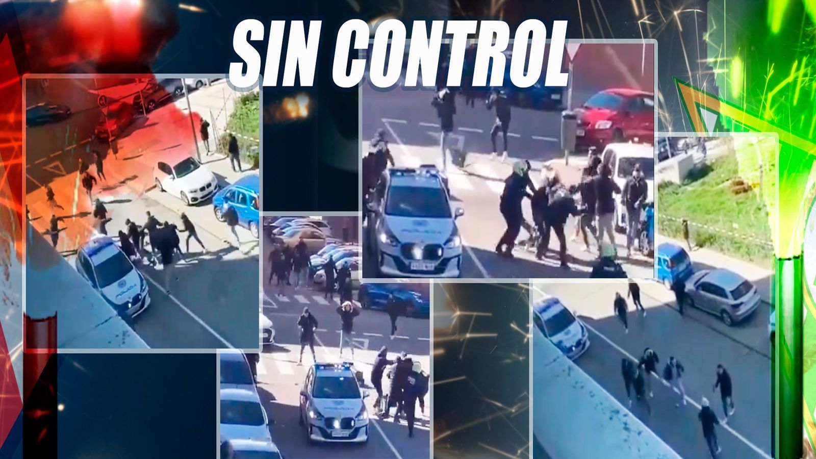 Reyerta entre ultras del Atlético de Madrid y Betis
