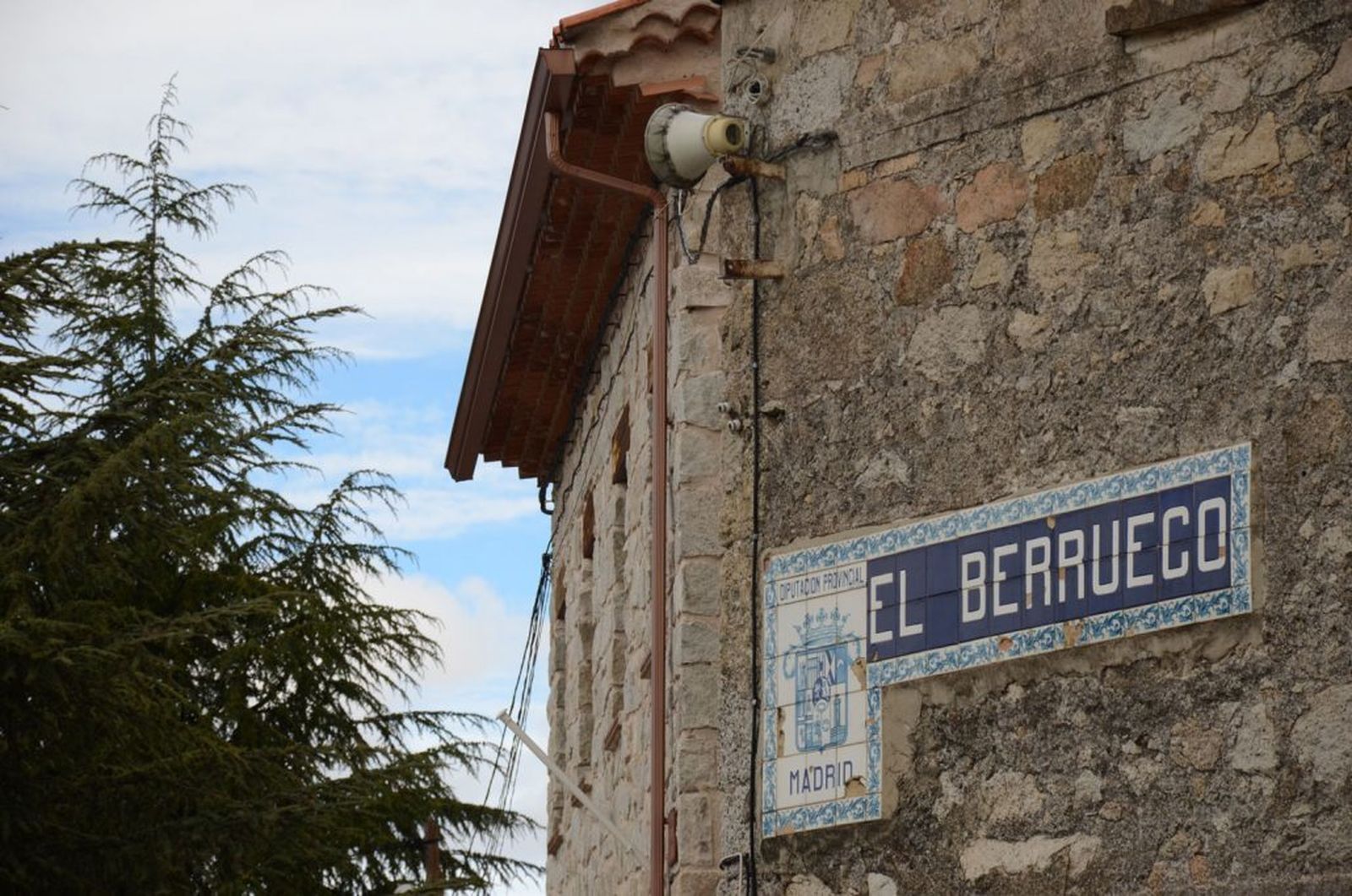 Una calle en El Berrueco