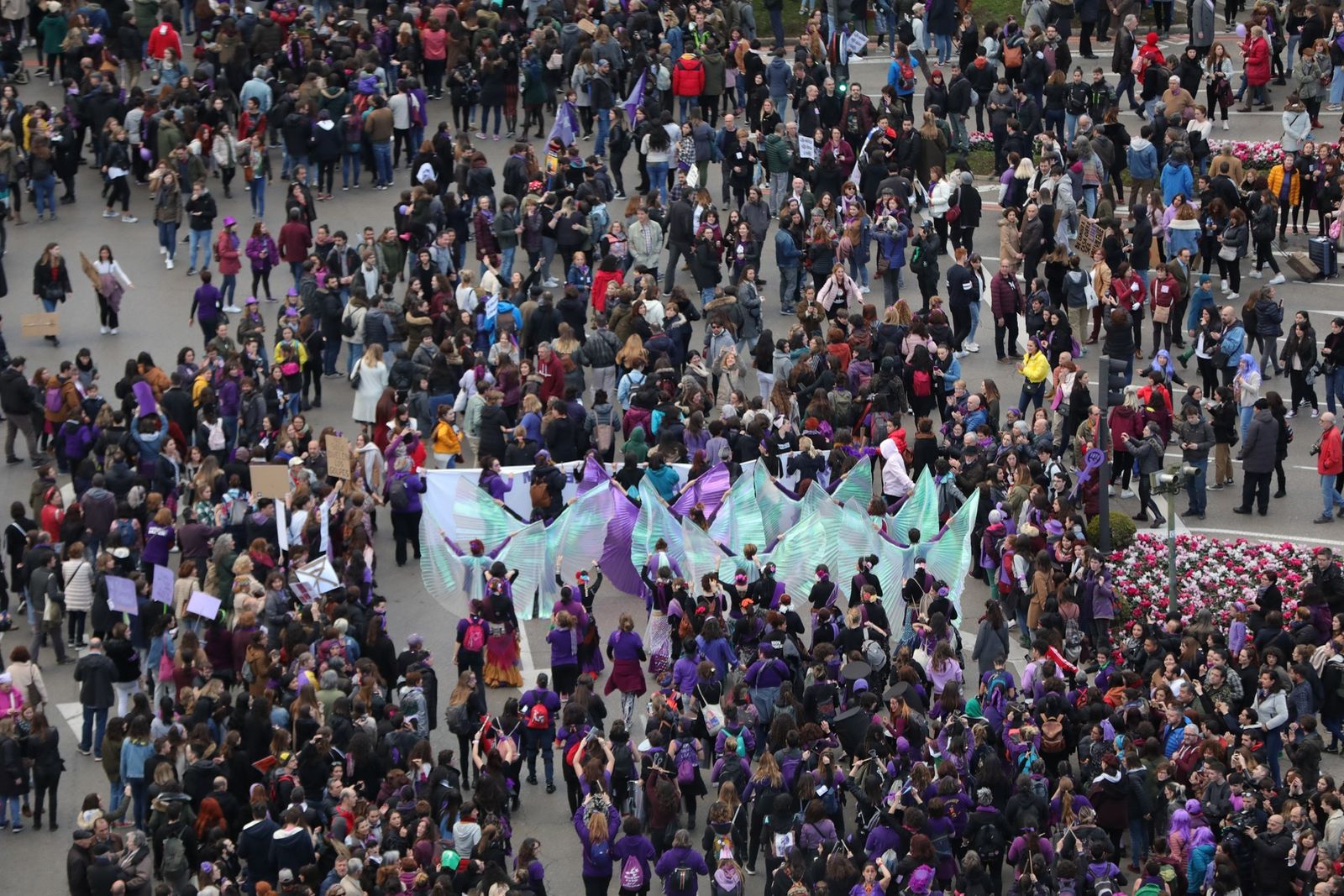 Manifestación del 8-M de este 2020 en Madrid