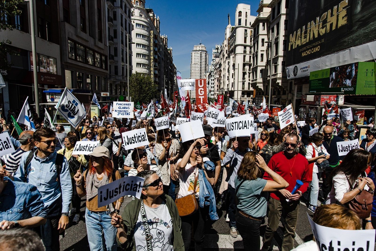 Estos son los días en que los funcionarios de Justicia harán huelga de 24 horas