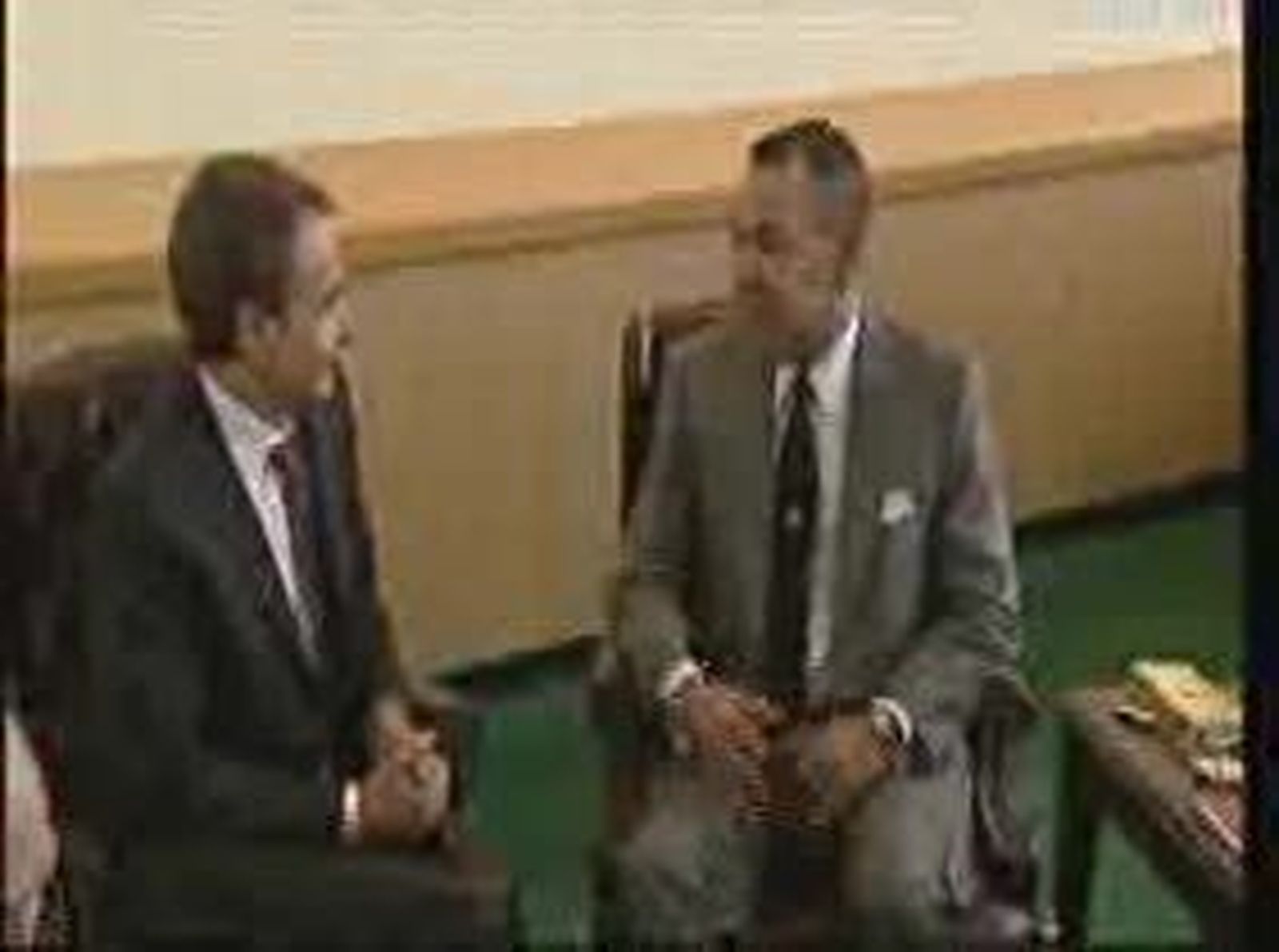Zapatero y Mohamed VI