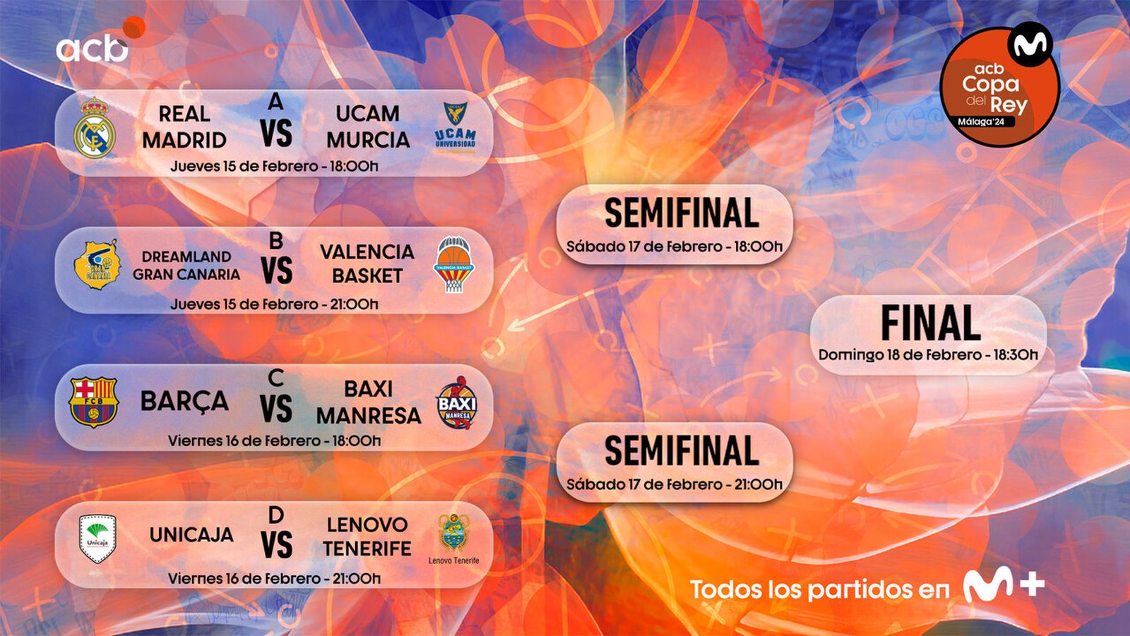 Sorteo Copa del Rey de baloncesto