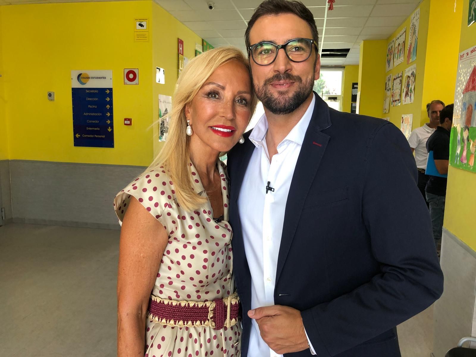 Carmen Lomana y Ricardo Altable.