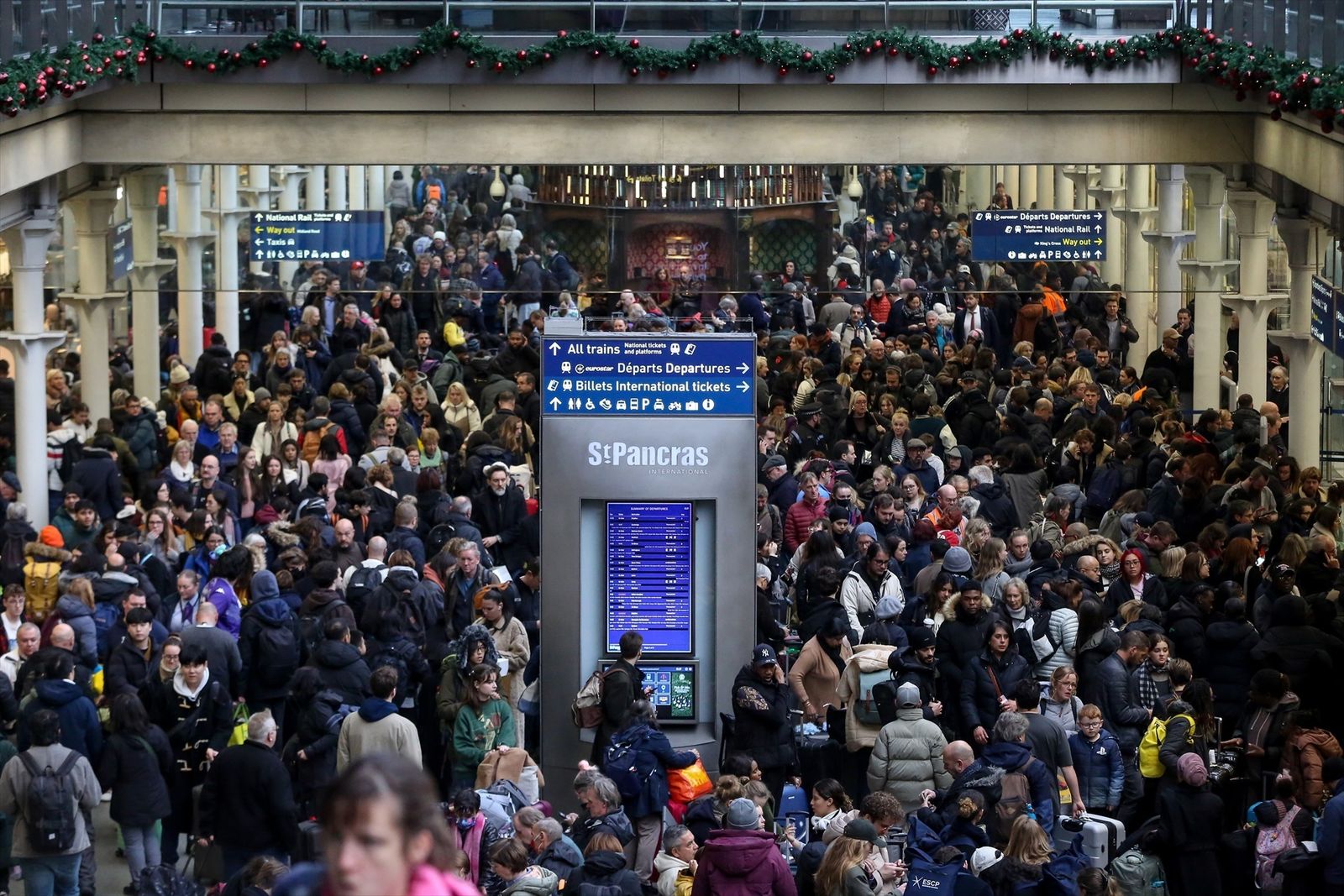 Pasajeros atrapados en Reino Unido por el cierre de Eurostar