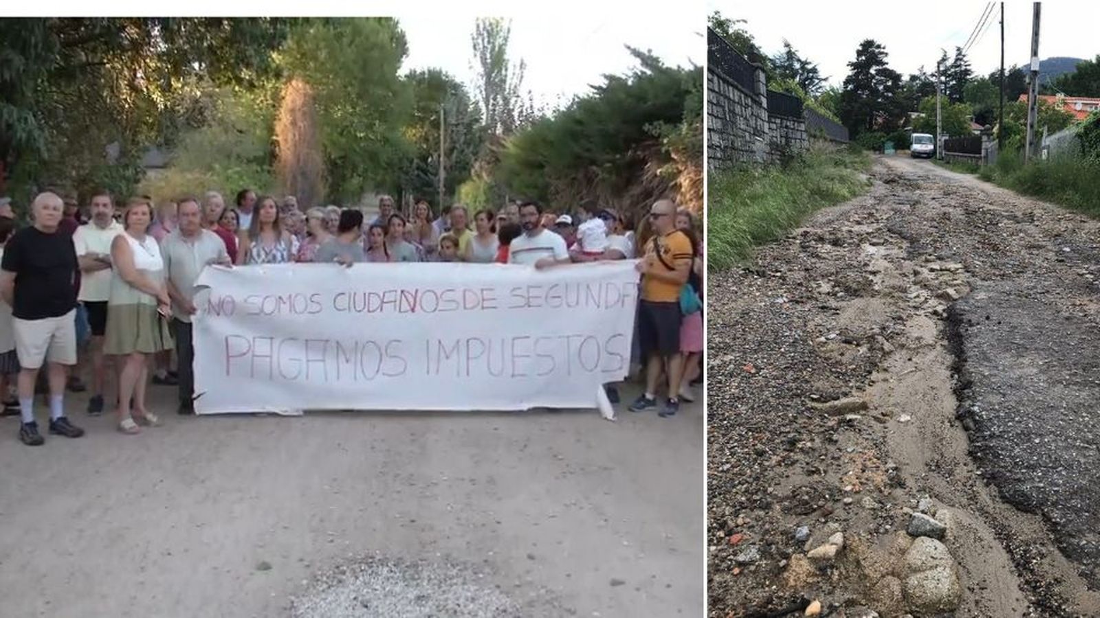 Cercedilla: más de 70 años denunciando el mal estado de sus calles