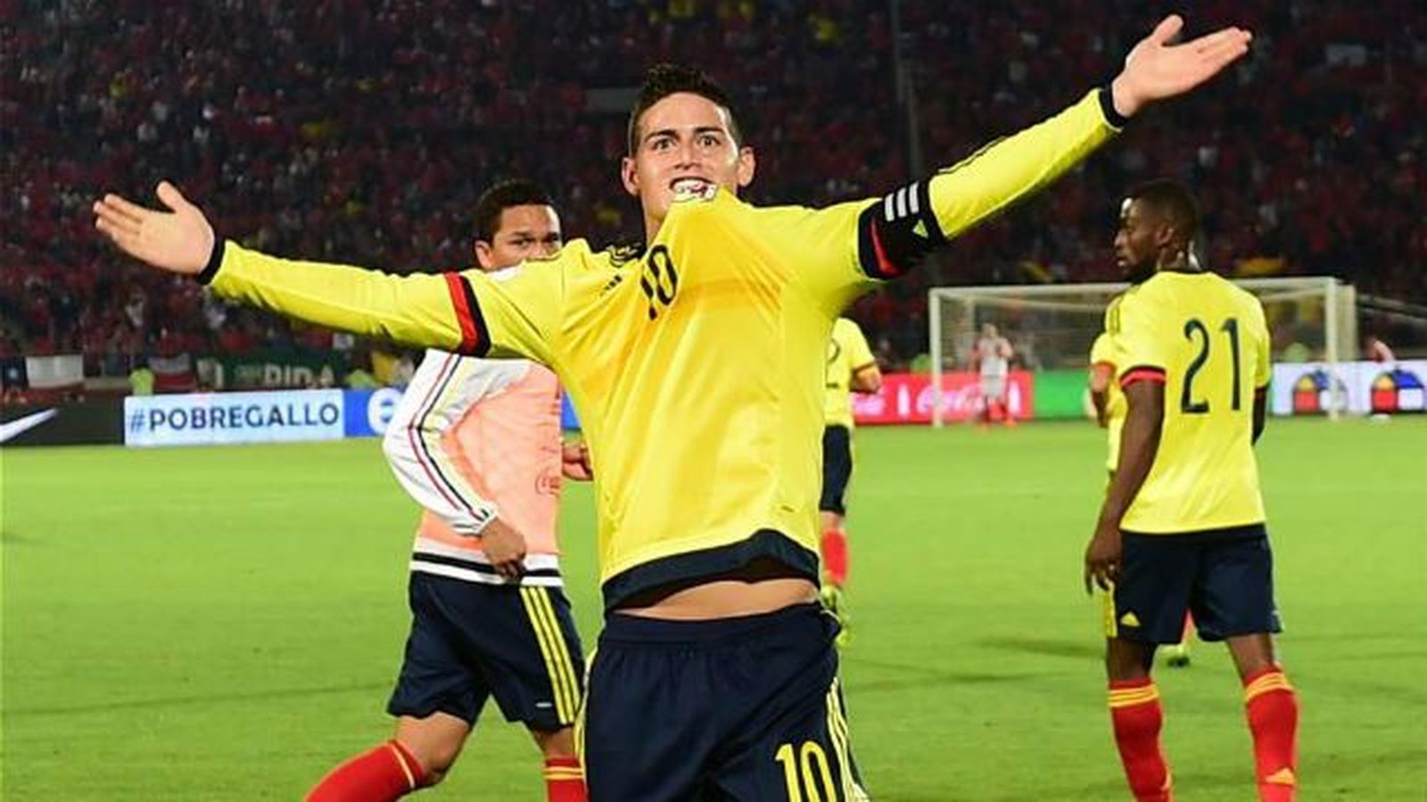 Gol de James y recado a Benítez: "Para que sigan diciendo que no estoy bien"