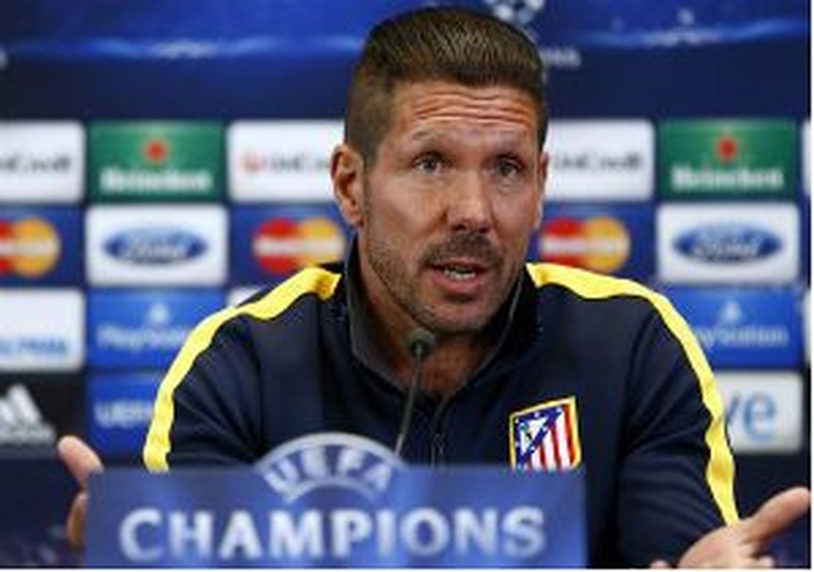 Simeone: "Nos espera un partido difícil y un gran esfuerzo"