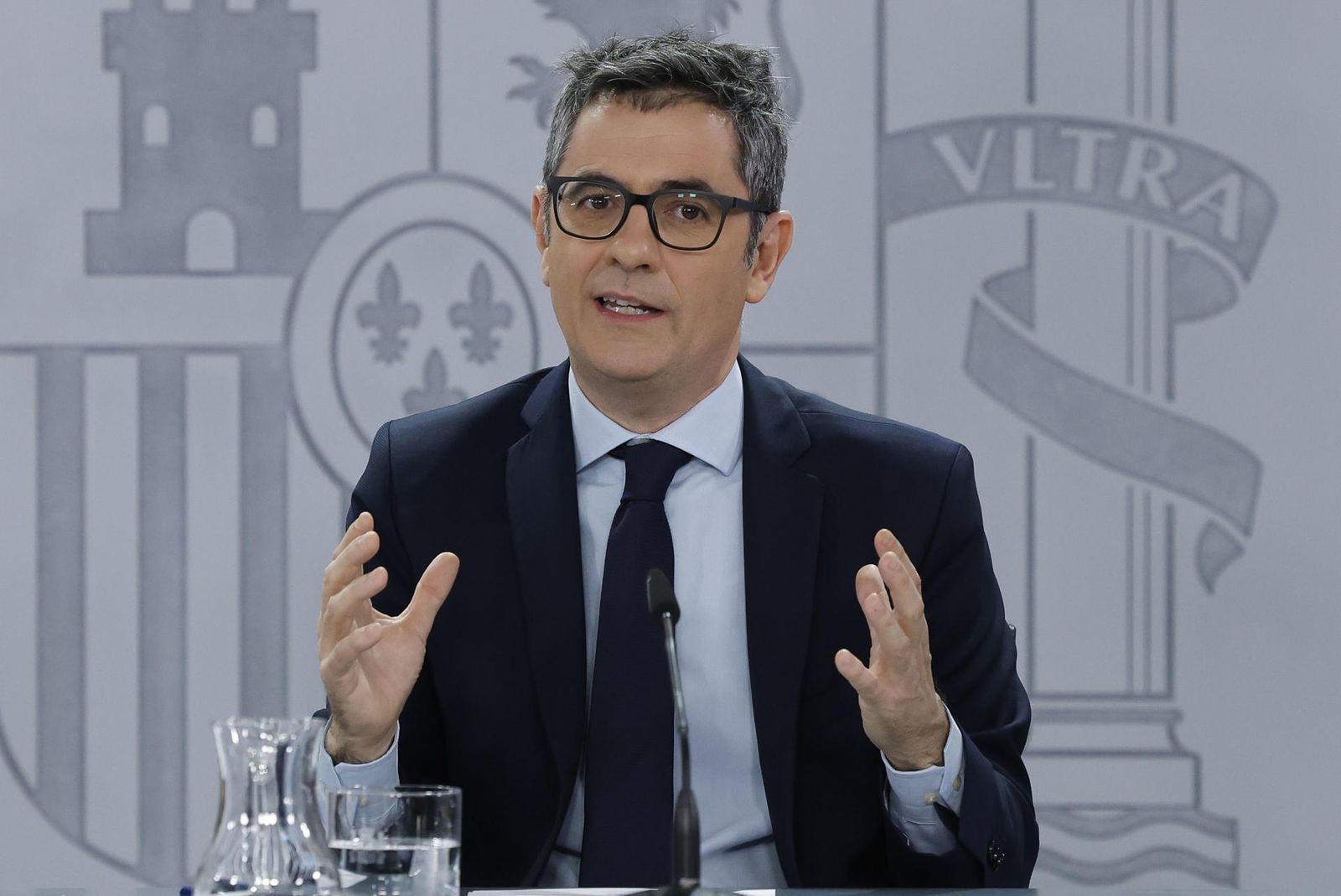 El ministro de la Presidencia, Justicia y Relaciones con las Cortes, Félix Bolaños