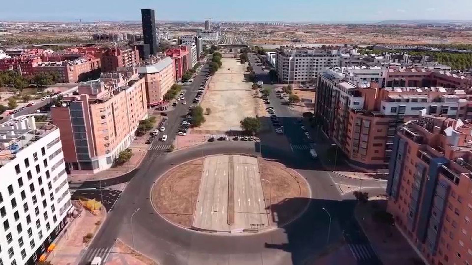 Las obras del bulevar en la Gran Vía del Sureste ya están en marcha
