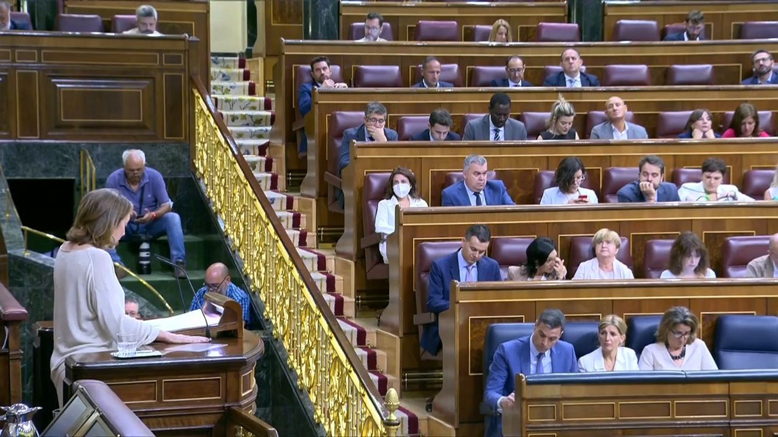 La portavoz del PP en el Congreso, Cuca Gamarra