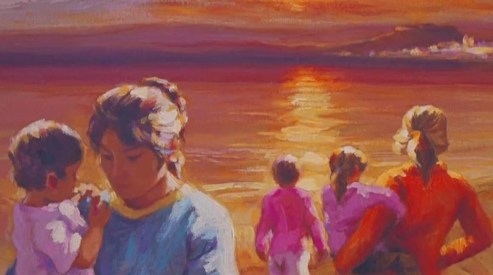 Detalle del cuadro de Rafael Oliva