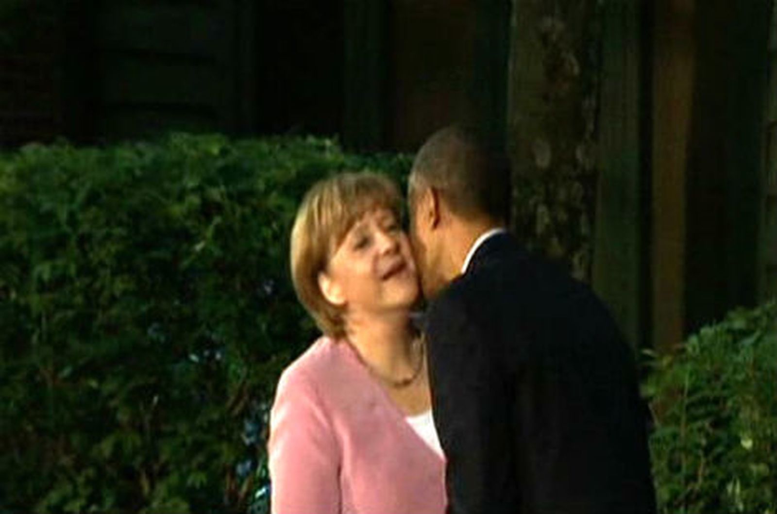 Merkel y Obama en la cumbre G8