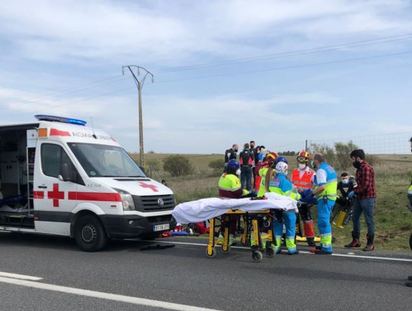 Heridos dos motoristas en un accidente de tráfico en la M-522 a la altura de Quijorna