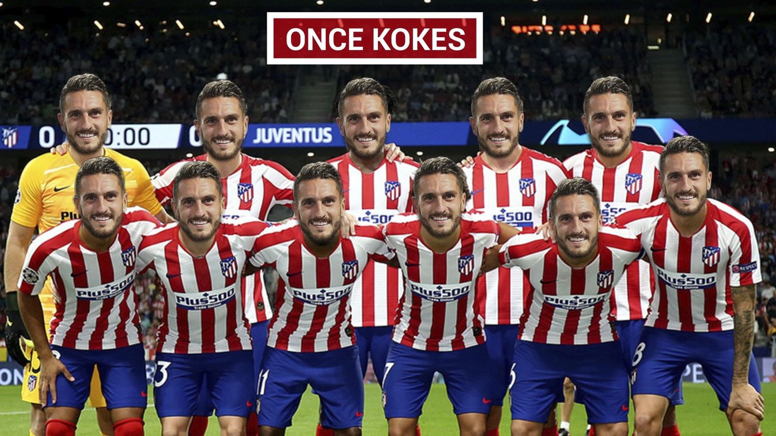 Koke, en horas bajas