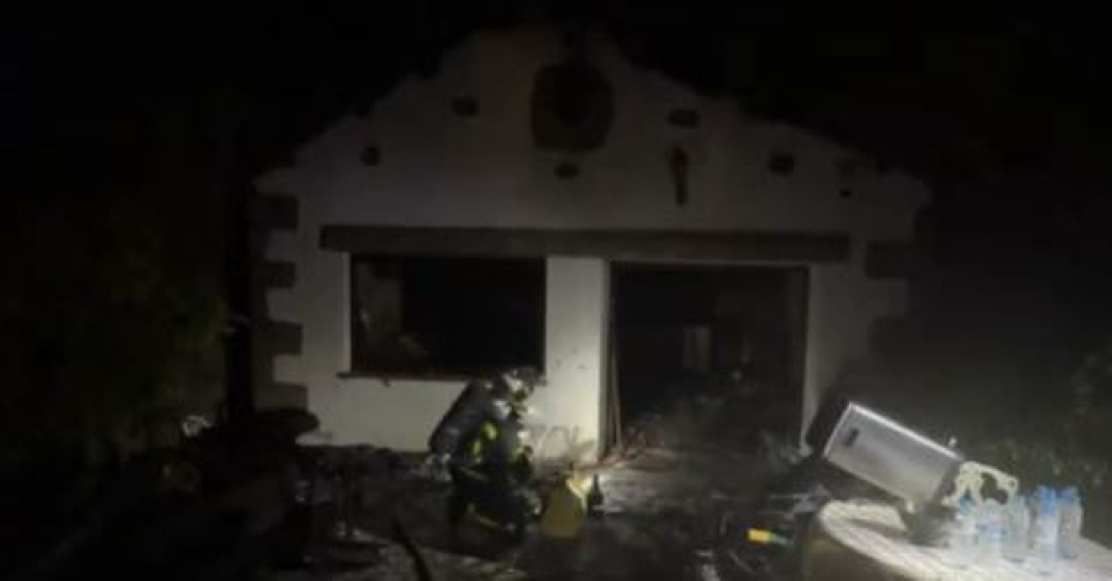Incendio sin heridos en una casa de Cercedilla