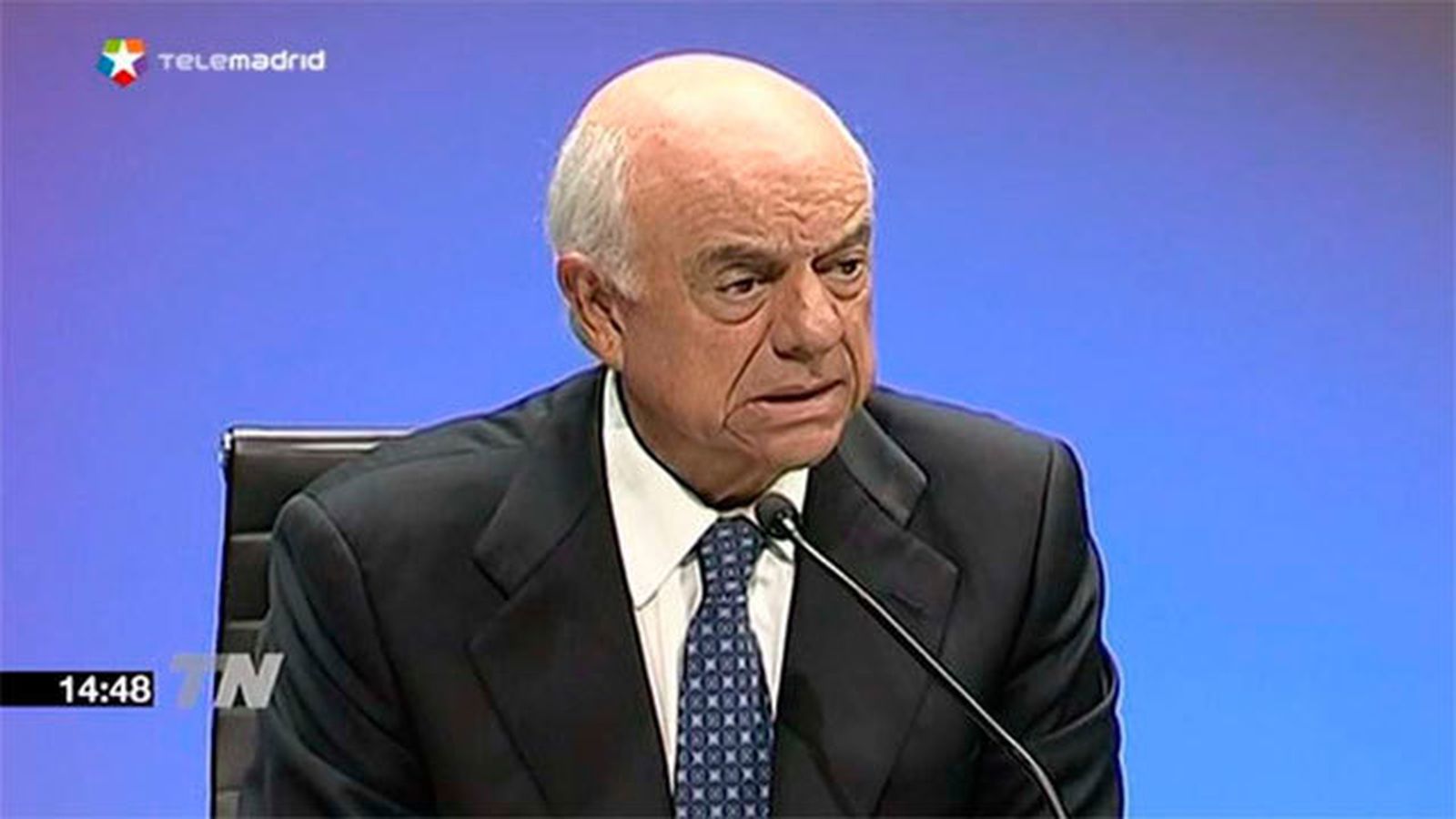 El presidente de BBVA, Francisco González
