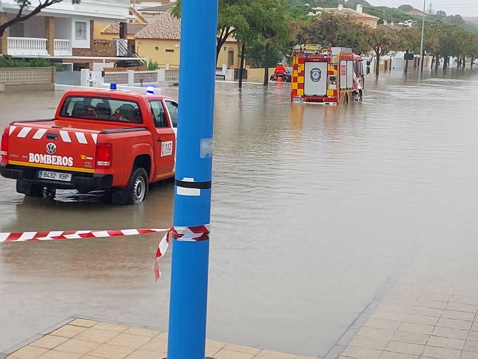 Las lluvias provocan más de 1.300 incidencias en Andalucía y dejan dos heridos