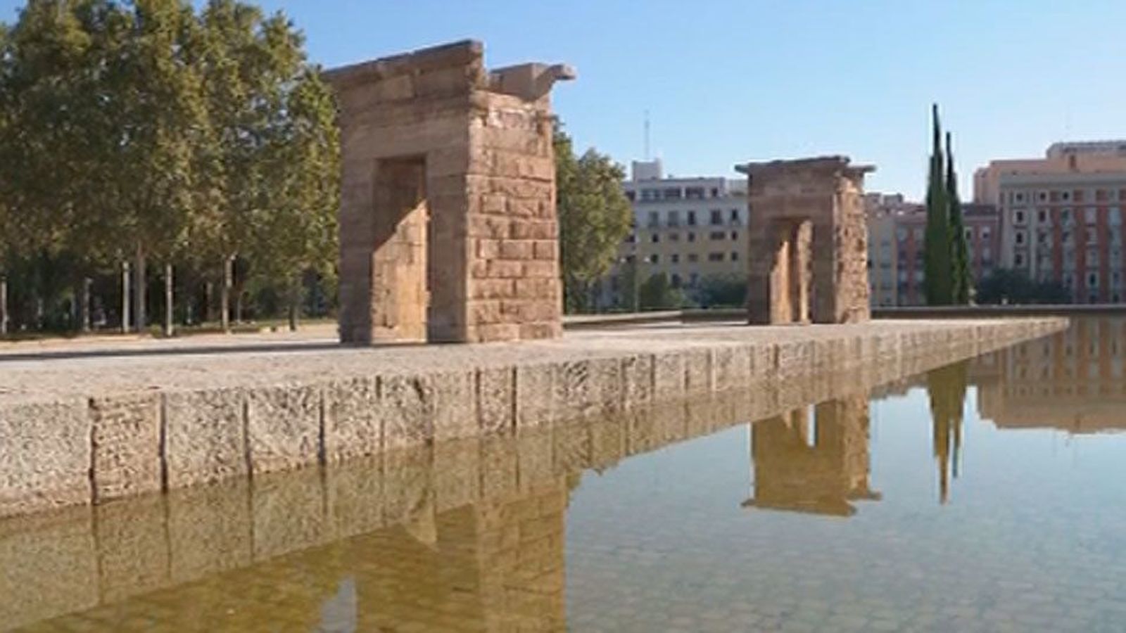 El Templo de Debod reabre parcialmente tras mejorar las temperaturas
