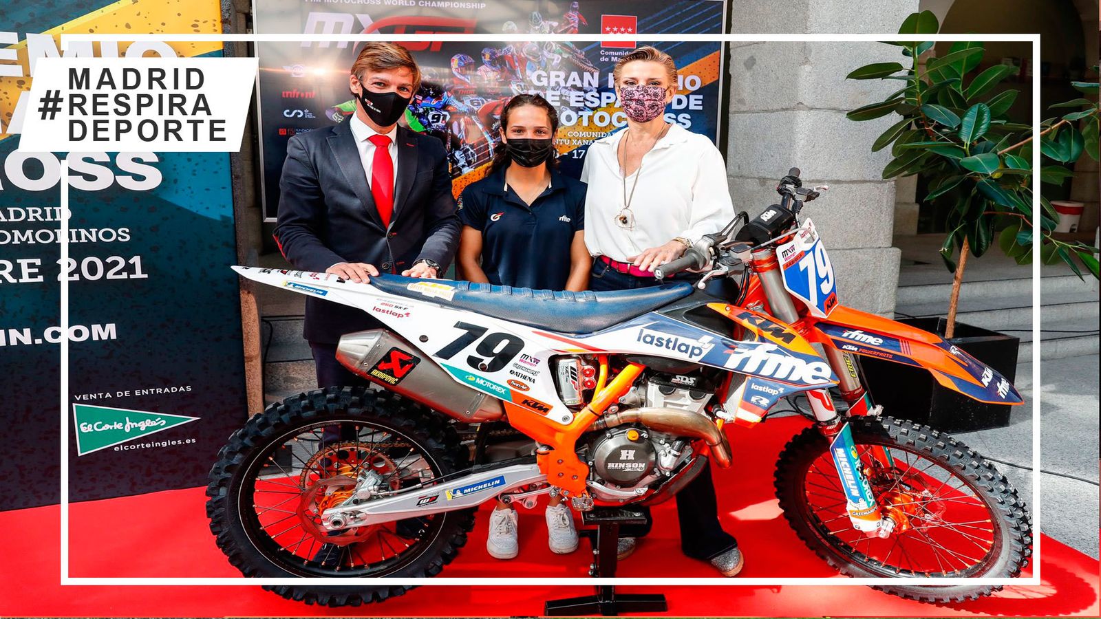 Presentación del GP de España de Motocross