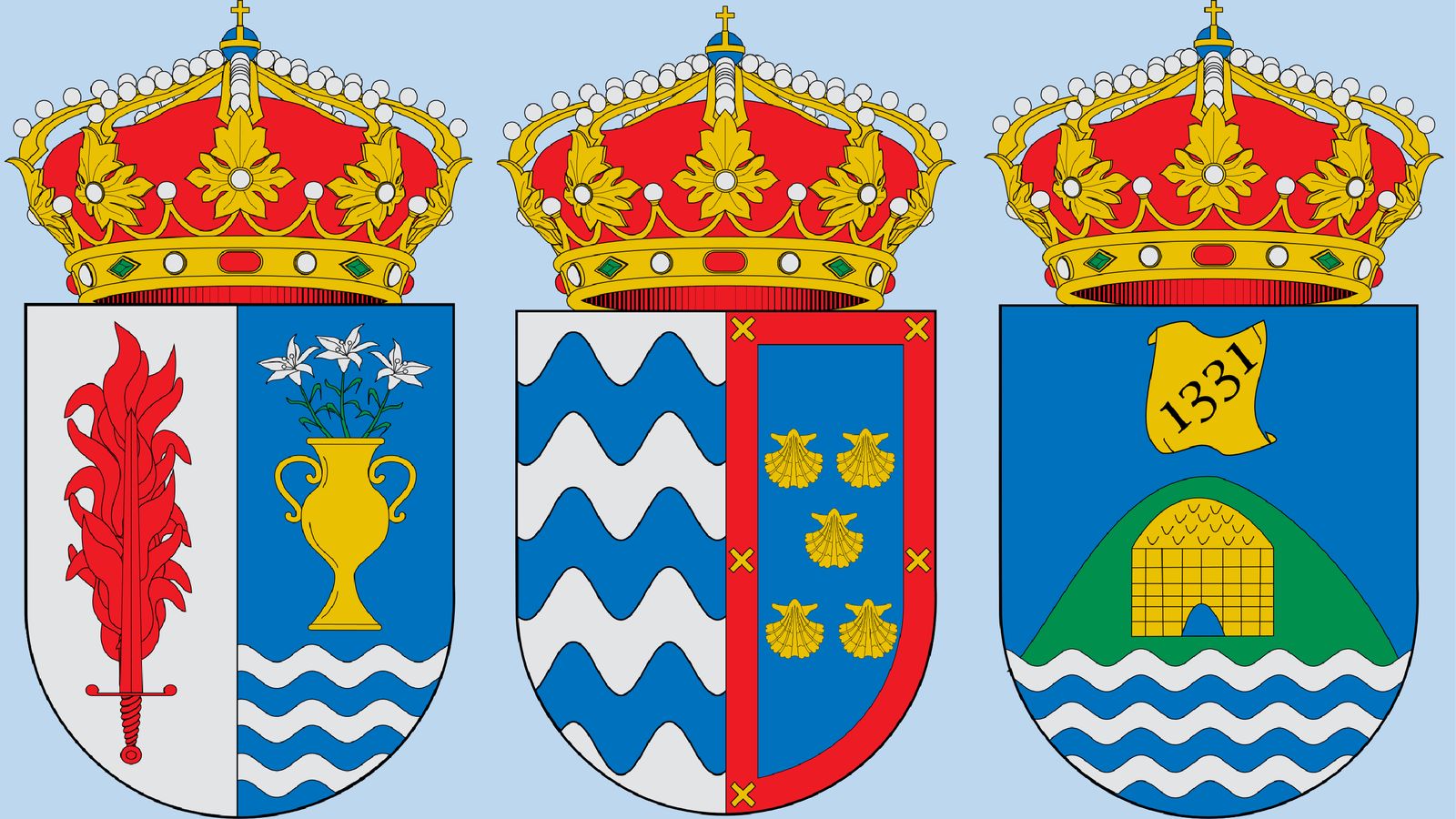 Escudos de Pinilla del Valle, Lozoya y Pedrezuela