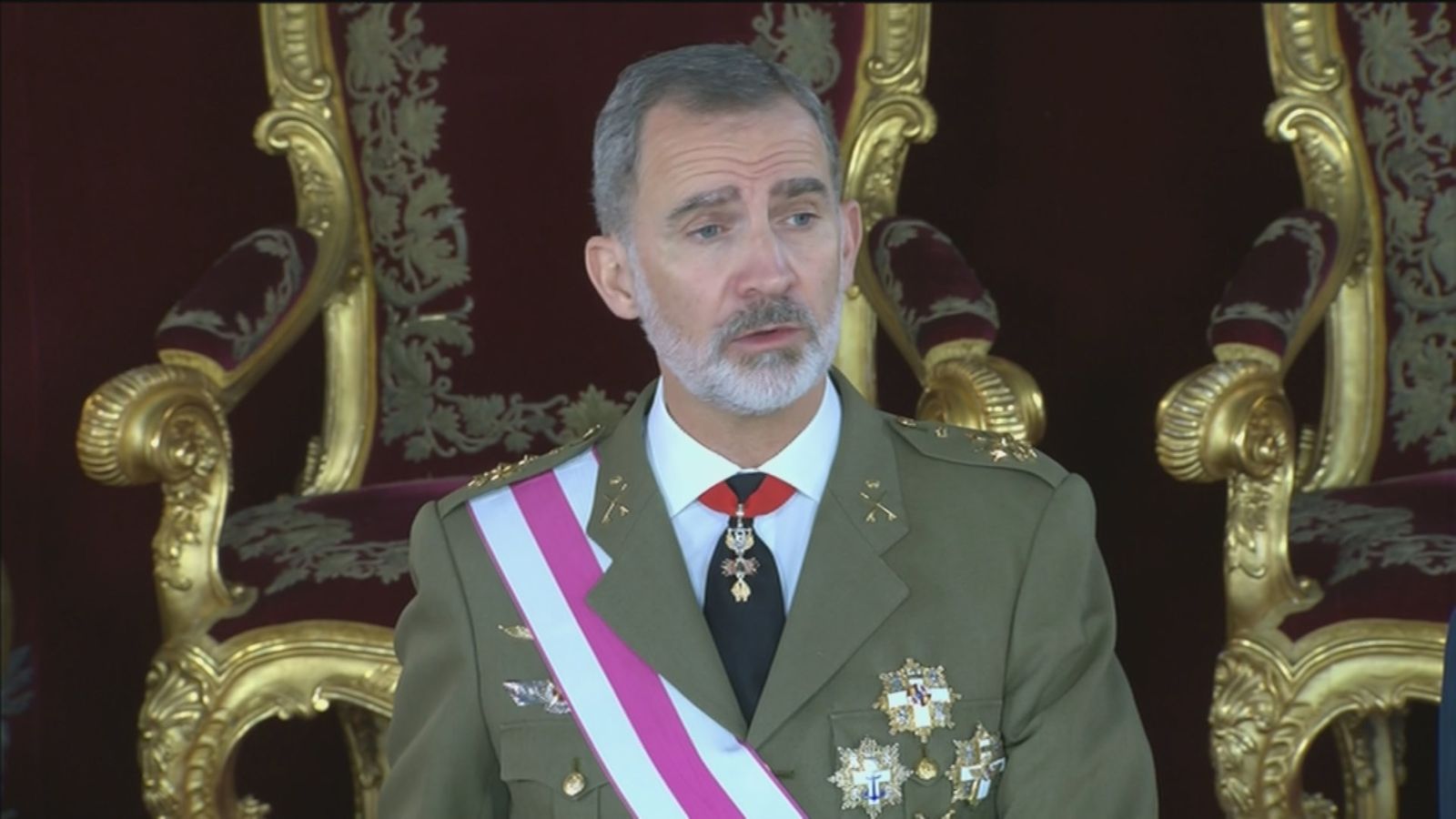Discurso del rey Felipe VI durante la Pascua Militar