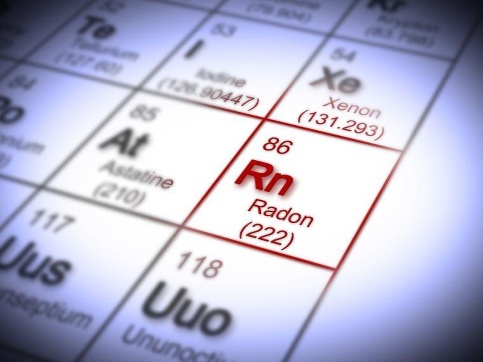 Gas radón