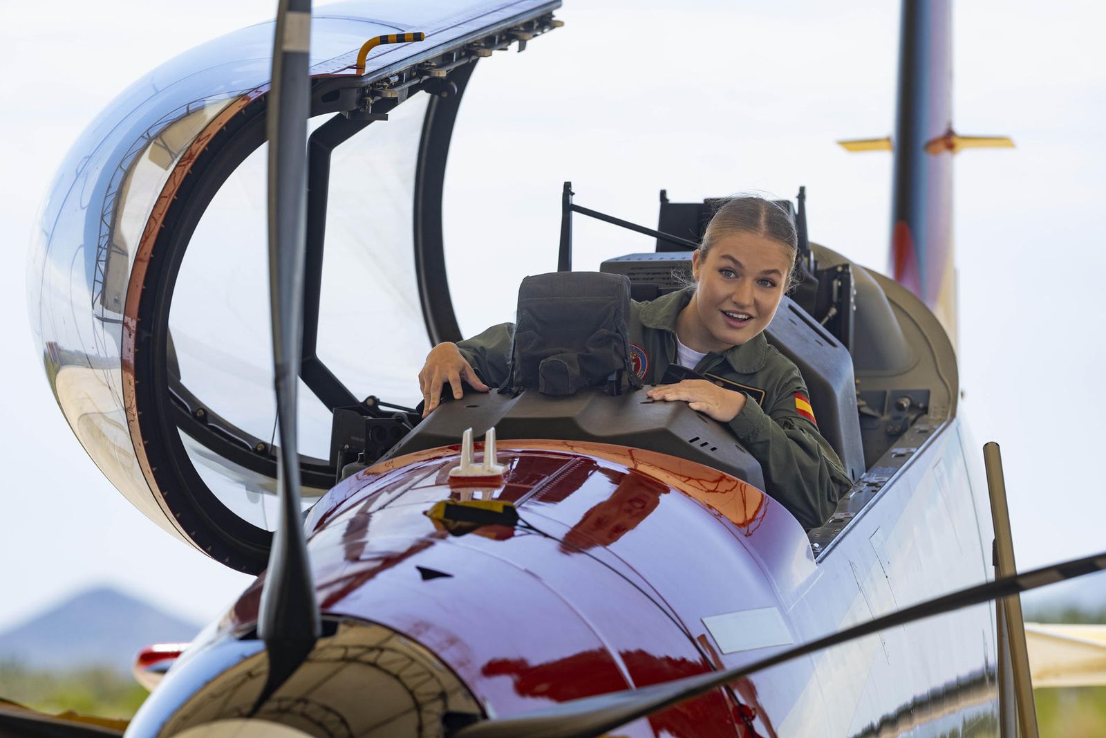 La princesa Leonor en la Academia General del Aire de San Javier