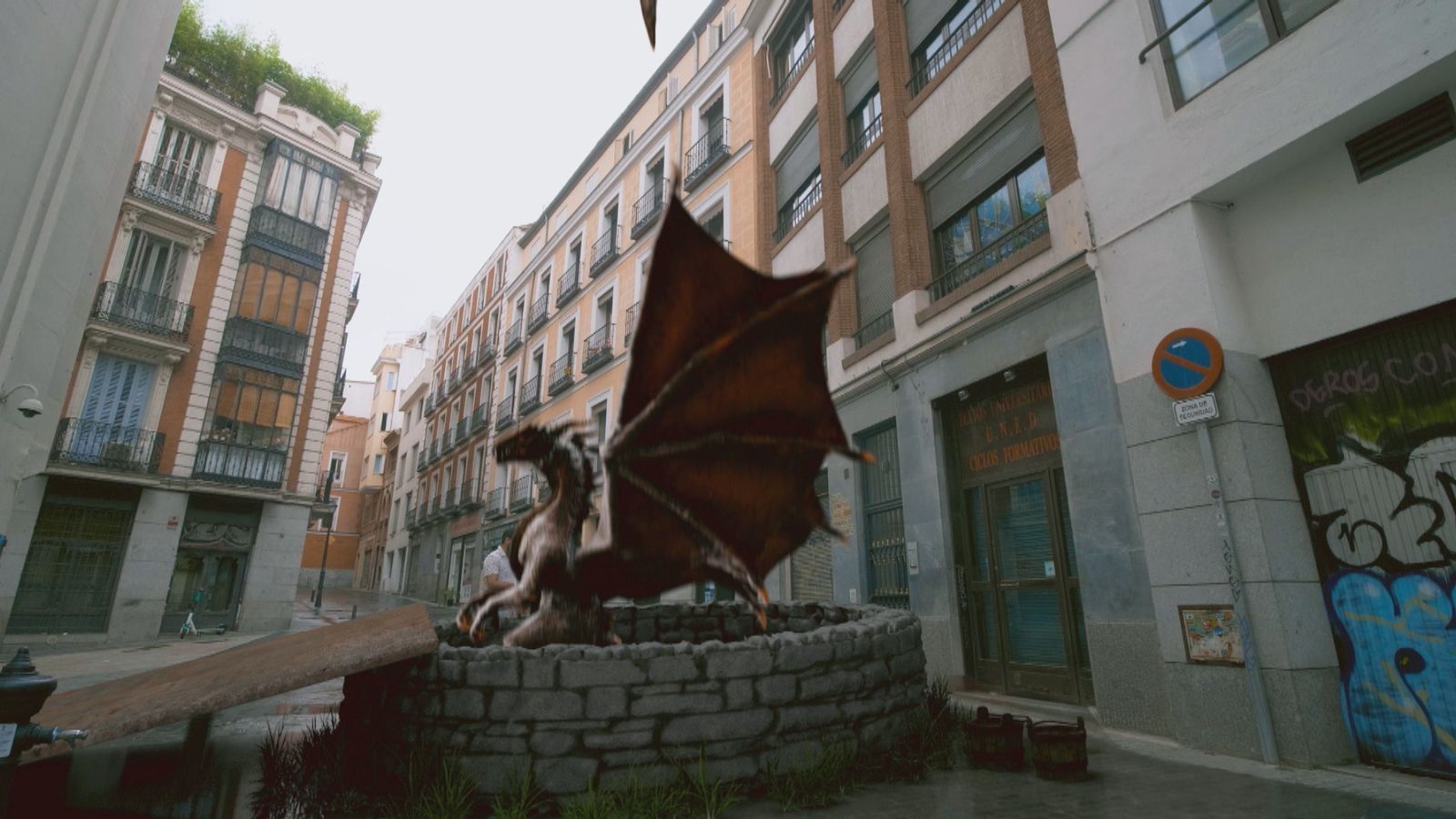 El pozo y el dragón de la leyenda de la madrileña calle de los Libreros