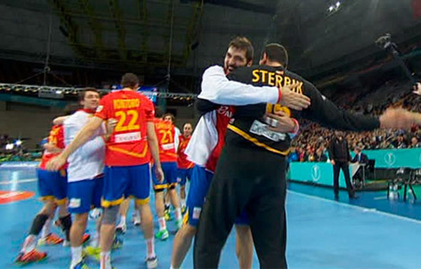 Carrusel España Eslovenia Mundial de Balonmano