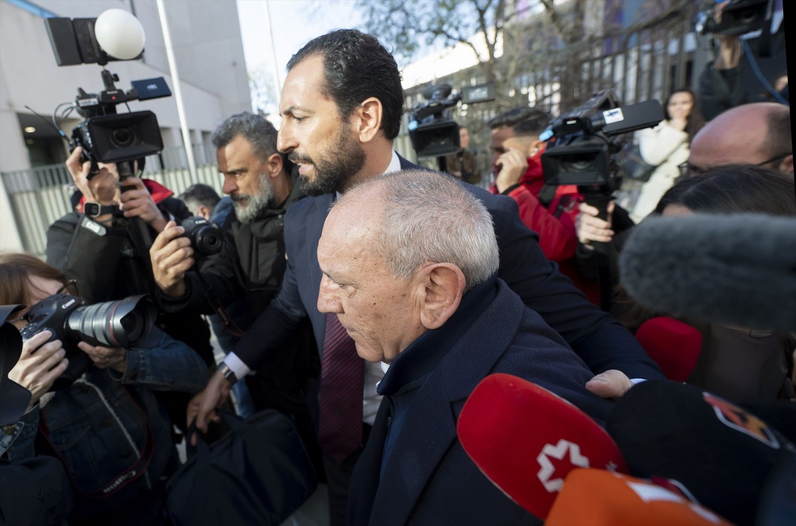 l exdirector adjunto operativo (DAO) de la Policía Nacional, José Ángel González, a su llegada al Juzgado de Violencia sobre la Mujer Número 8