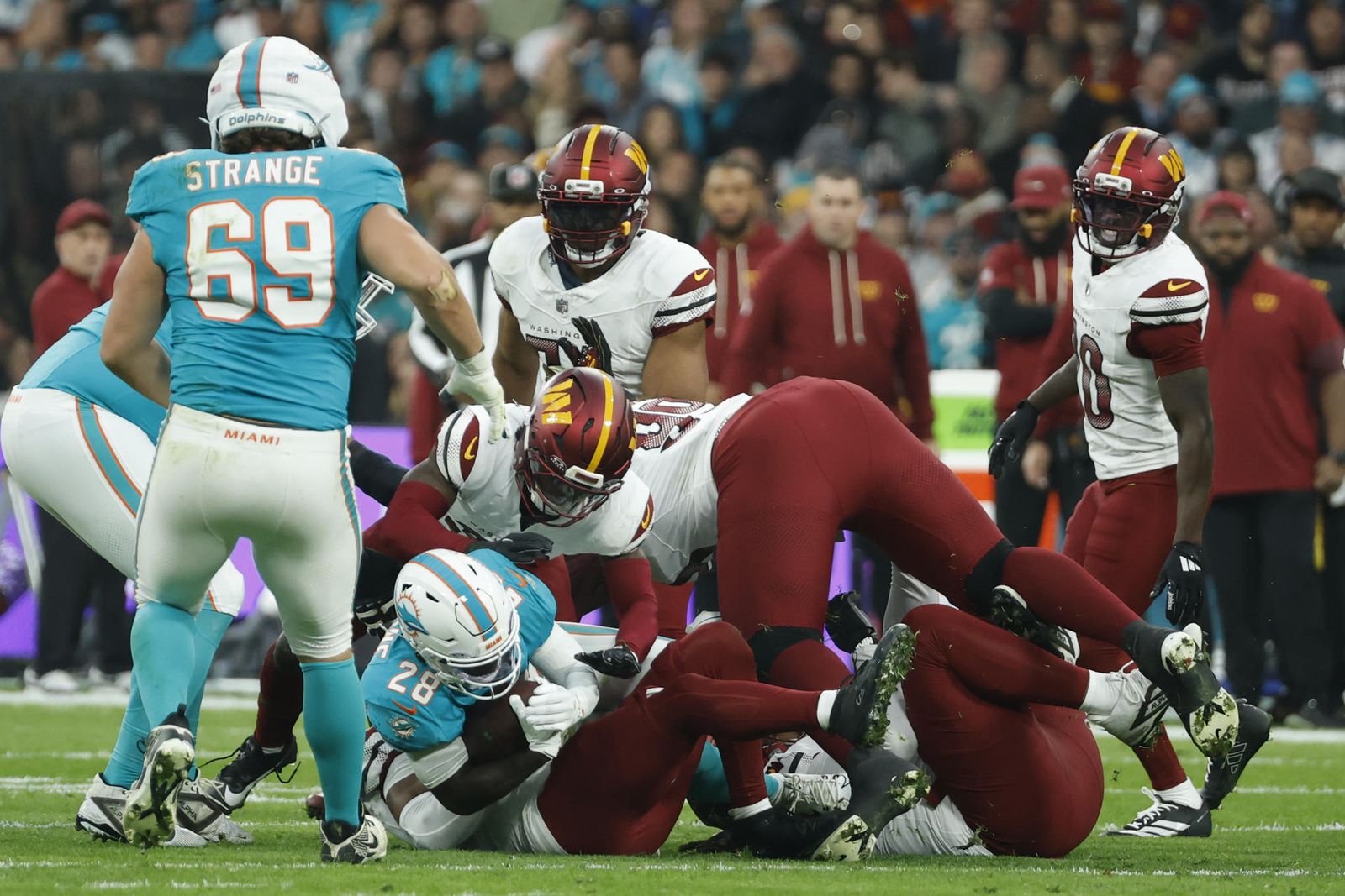 FOTOGALERÍA: Así se vivió en el Bernabéu el primer partido de la NFL en España