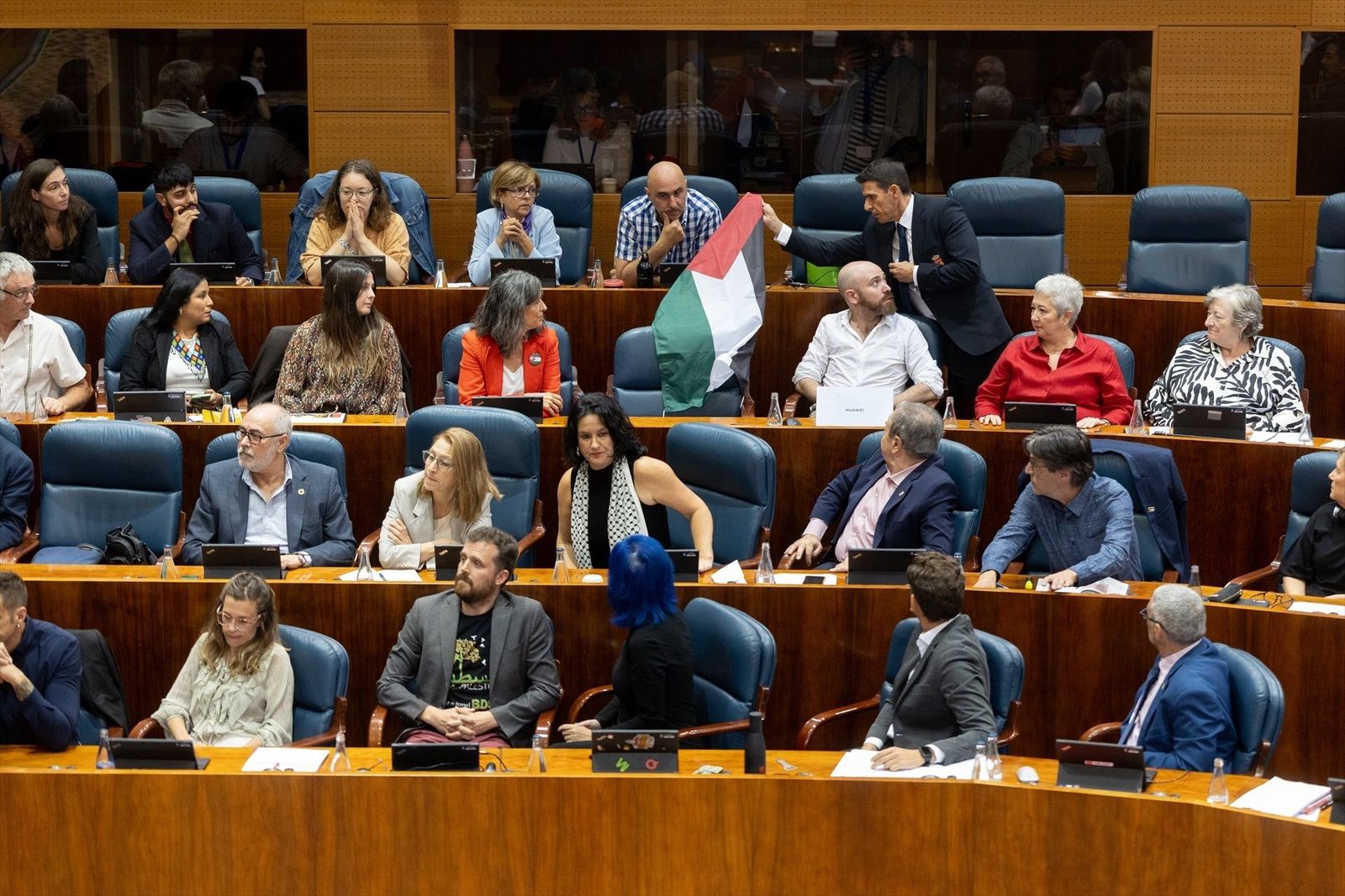 Tensión en la Asamblea de Madrid con un debate bronco sobre Gaza