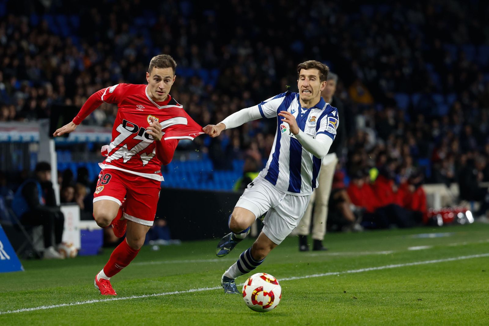 Jorge de Frutos ante la Rayo Vallecano