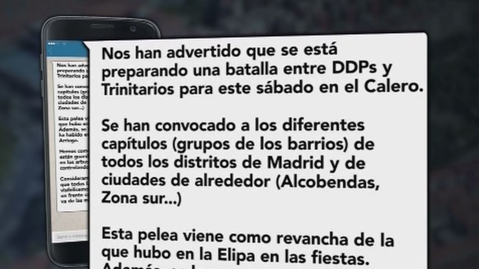 Alertan de una posible macropelea mañana en el barrio de la Concepción