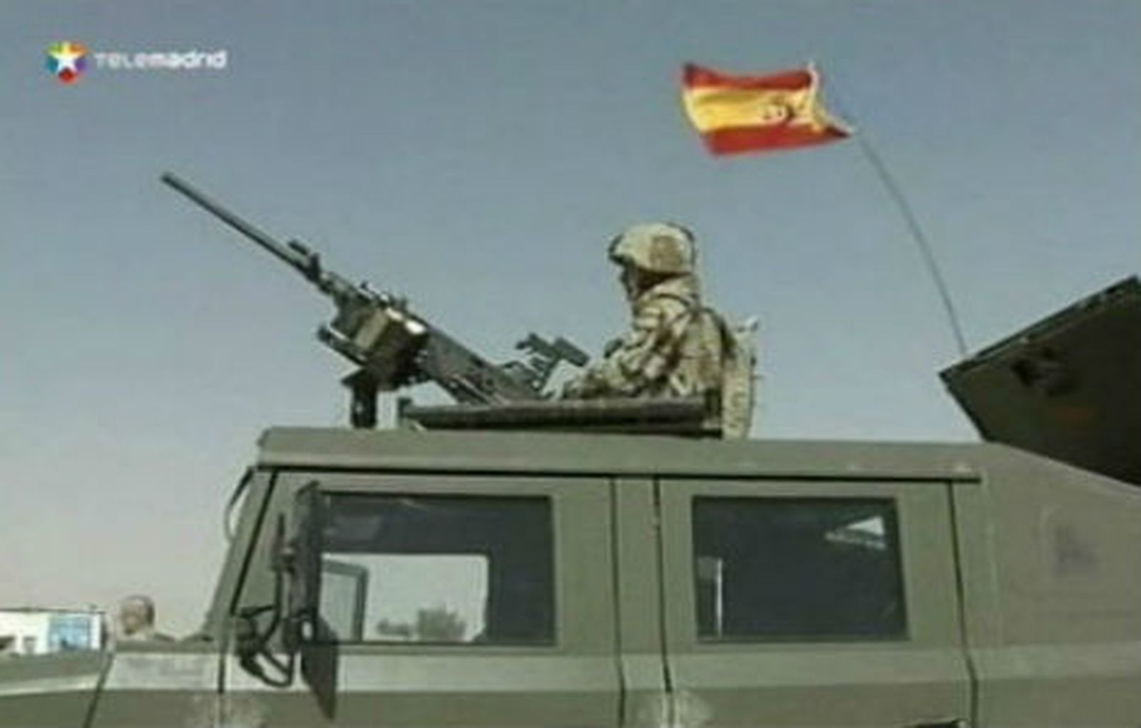 Un legionario español herido por un impacto de bala en Afganistán