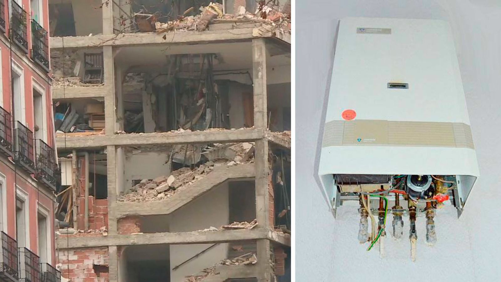 Los expertos descartan la explosión de una caldera como motivo del suceso en la calle Toledo