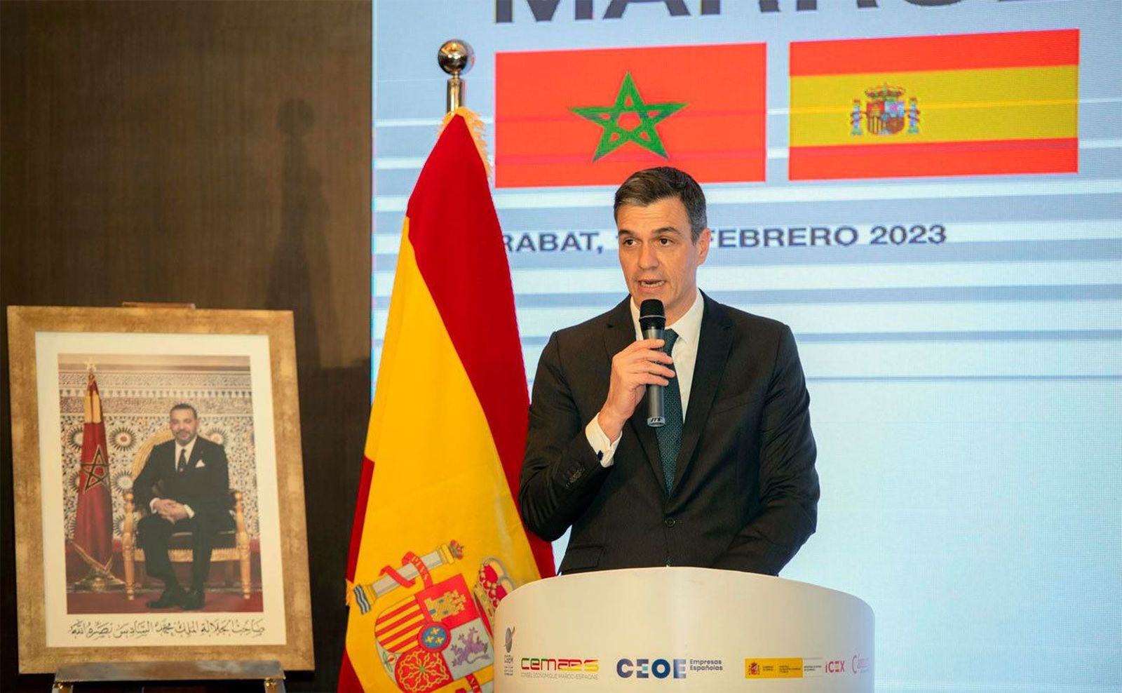Viaje de Sánchez a Marruecos: El PP le reprocha escasos avances y Podemos su traición al Sáhara