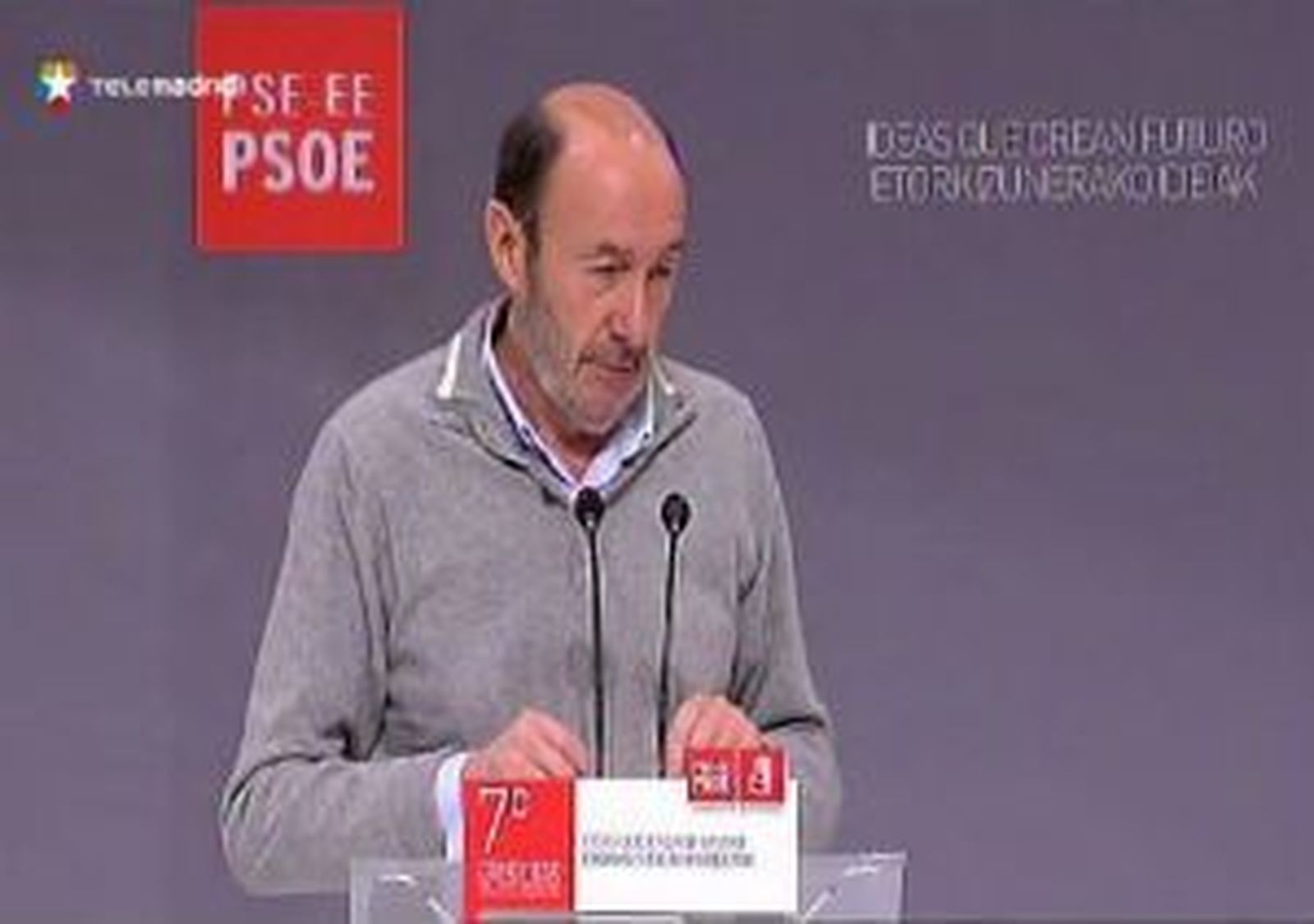 Rubalcaba propone prohibir las donaciones de empresas a los partidos