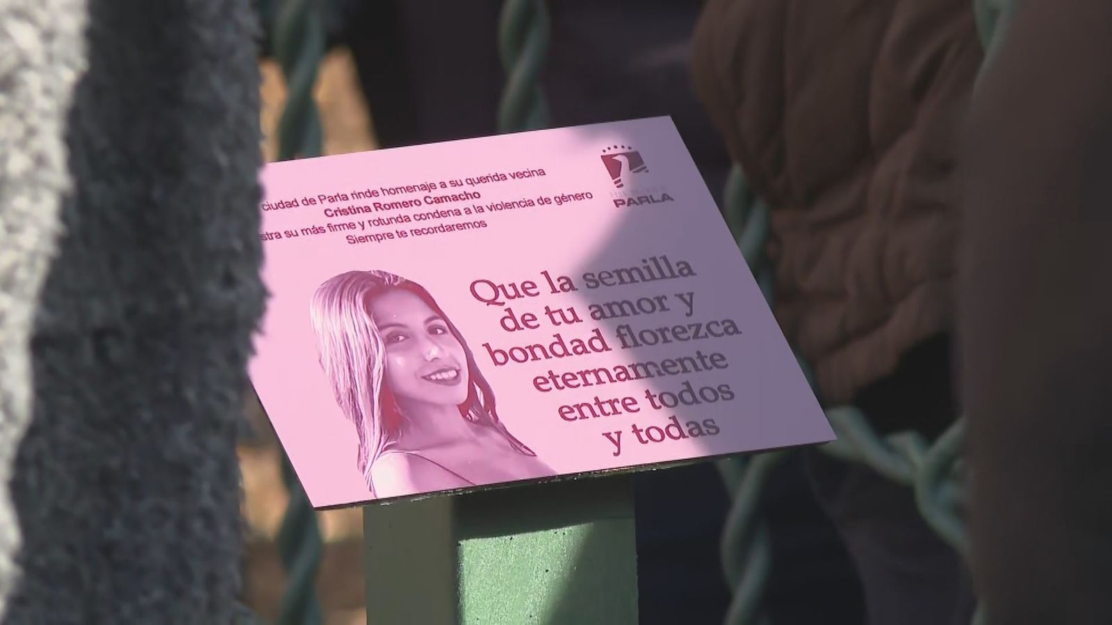 Homenaje en Parla a Cristina Romero