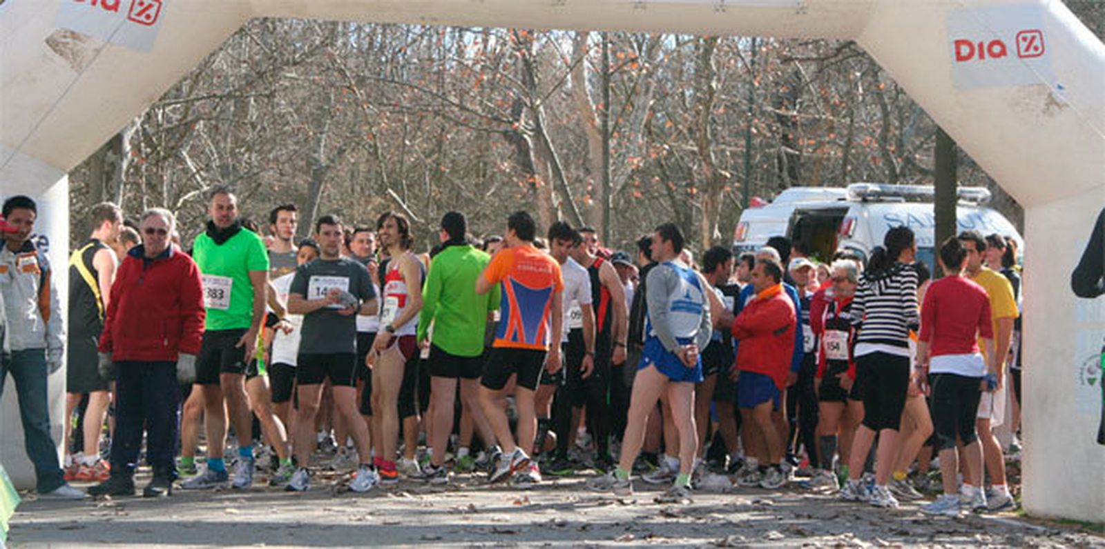 Momento de la salida de la IV Carrera solidaria por las Enfermedades Raras