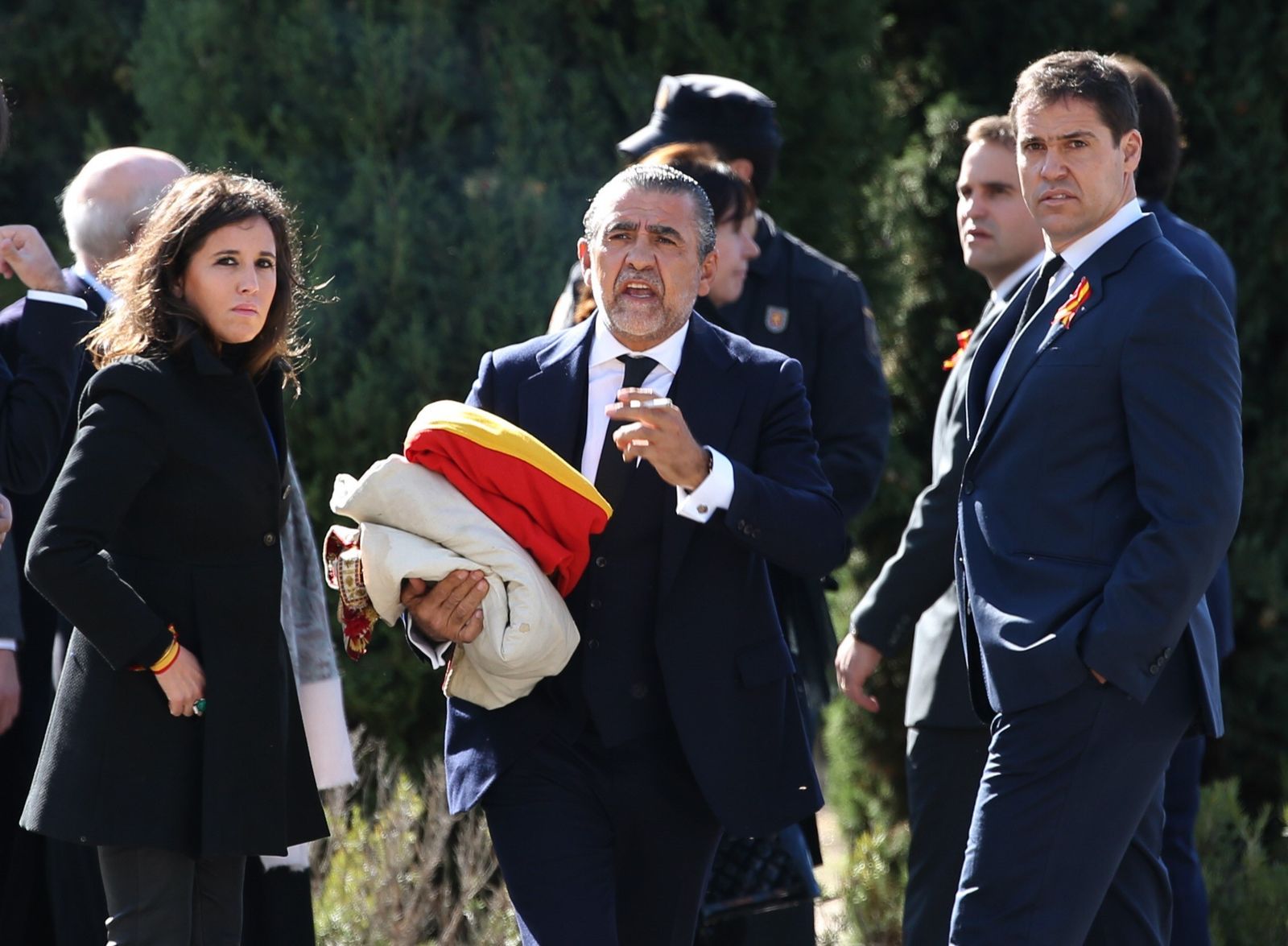 La familia Franco, en Mingorrubio